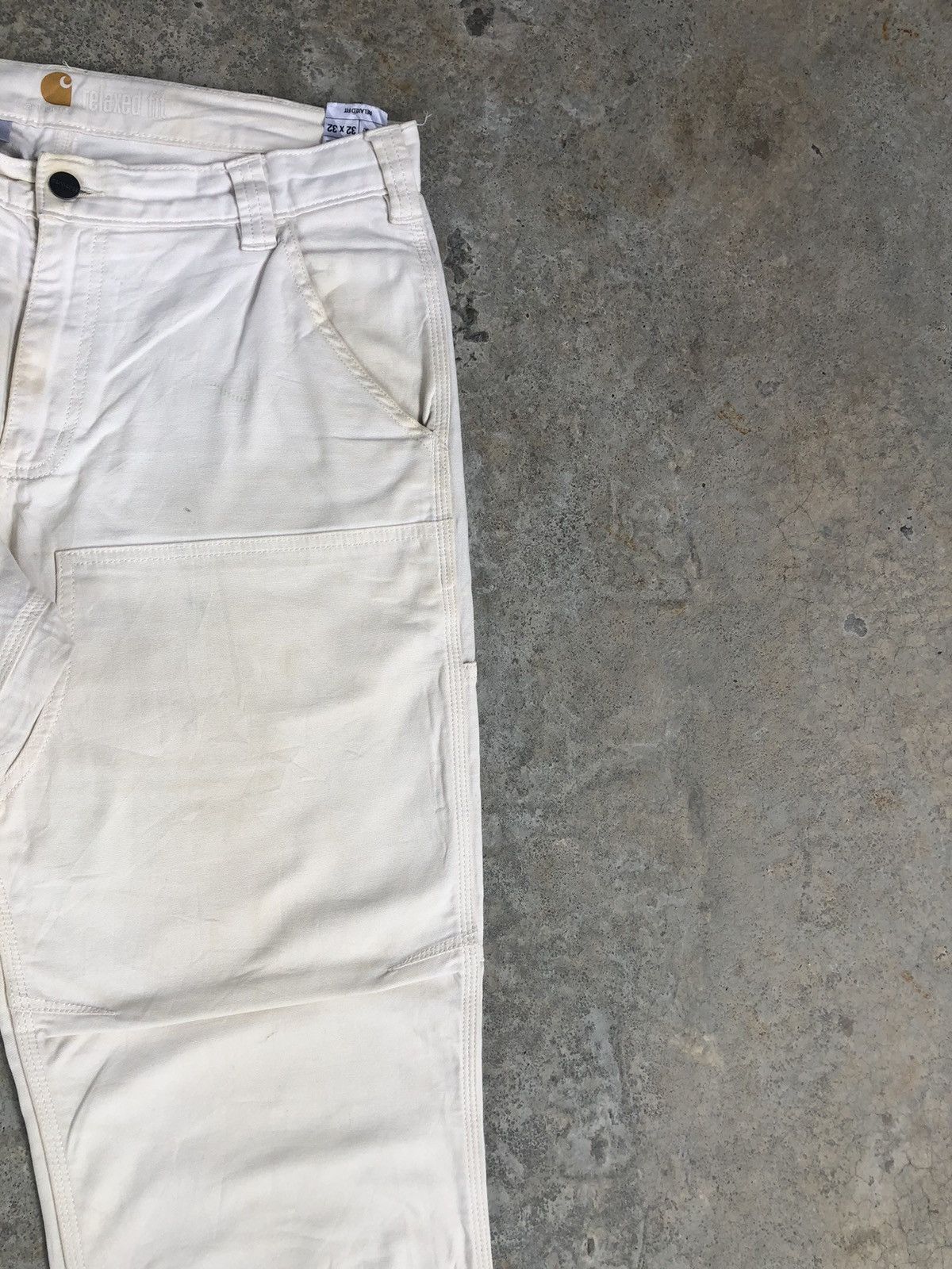 Carhartt Carharrt Double Knee Distressed Jeans Size US 33 - 5 Thumbnail
