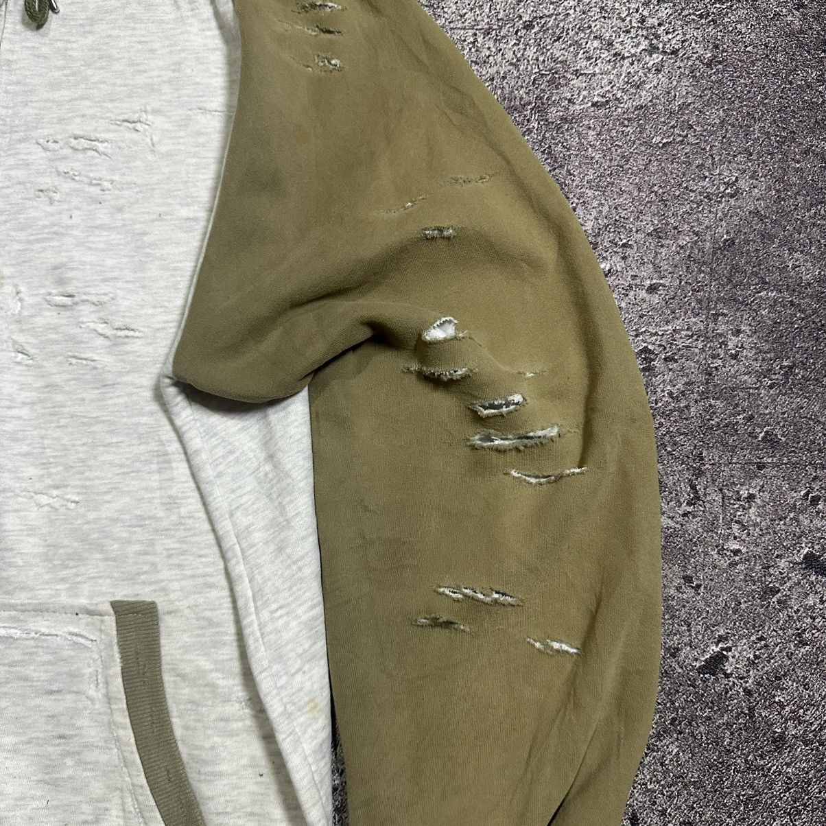 Japanese Brand DISTRESSED TWO TONE COLOR HOODIE JAPANESE BRAND Size US M / EU 48-50 / 2 - 6 Thumbnail