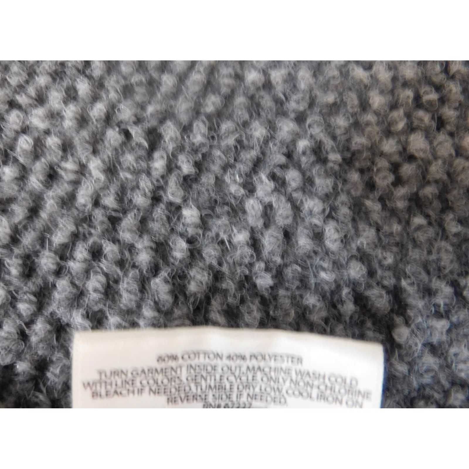 Vintage Bobbie Brooks Womens Blouse Cap Sleeve Gray Crew Neck Pullover Medium Regular Stretch Size M / US 6-8 / IT 42-44 - 6 Thumbnail