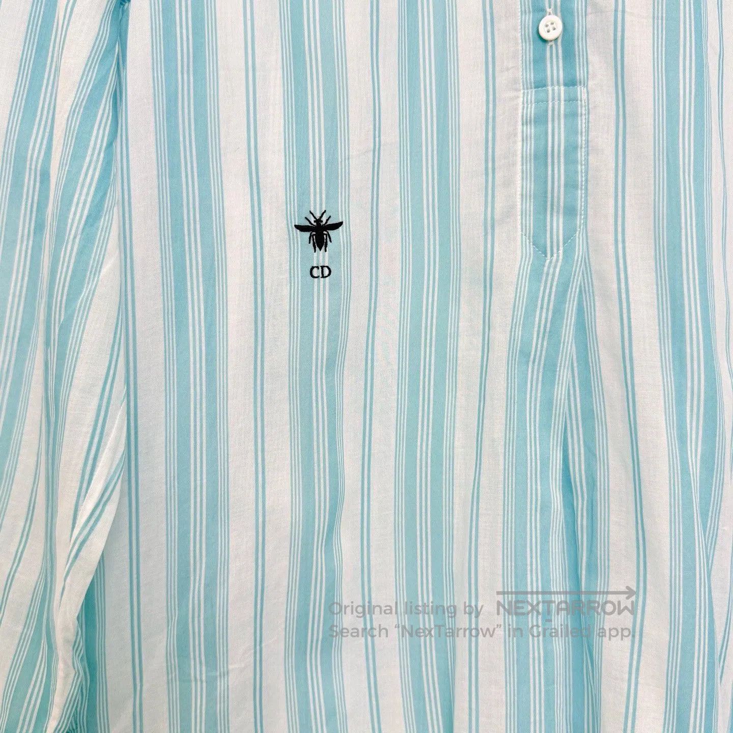 Dior Dior Pattern Long Sleeve Button Shirt. Size XXS / US 00 / IT 34 - 2 Thumbnail