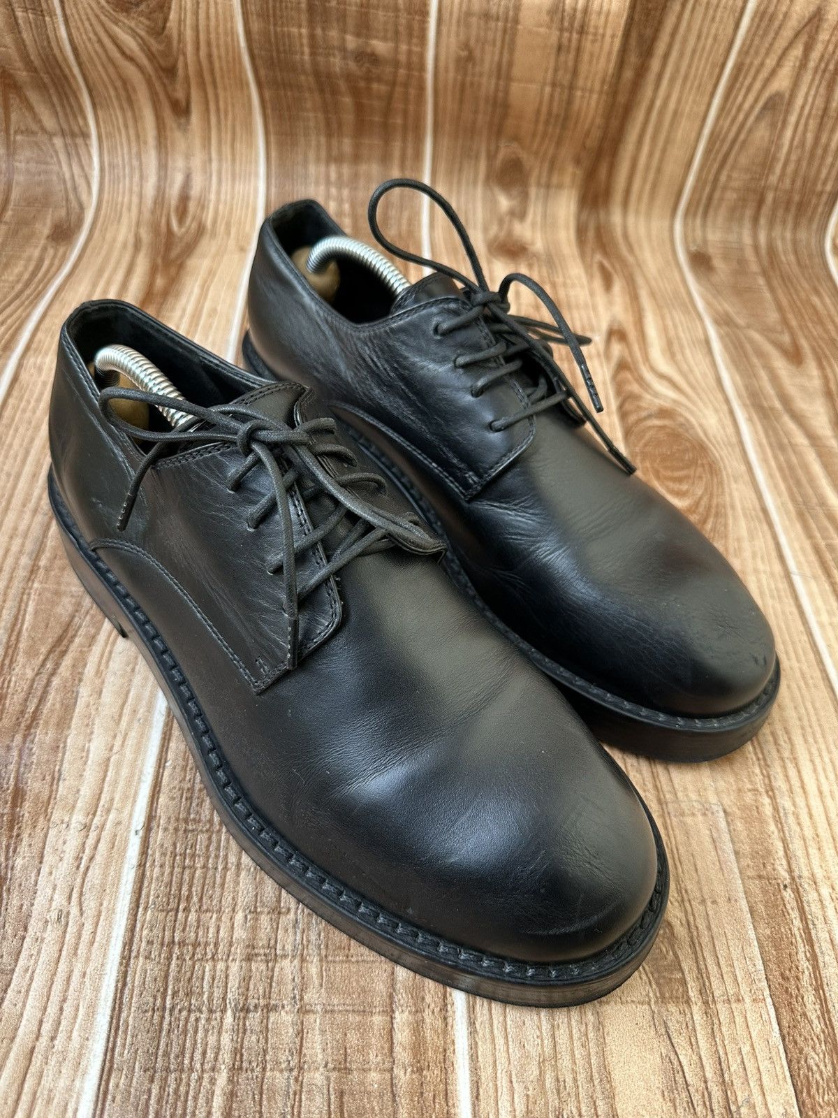 Ann Demeulemeester Ann Demeulemeester Black Derby Shoes Size US 7 / EU 40 - 3 Thumbnail