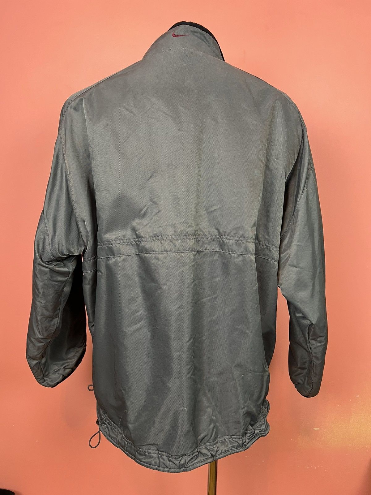 Vintage Nike vintage double sided jacket fleece nylon Size US XL / EU 56 / 4 - 12 Thumbnail