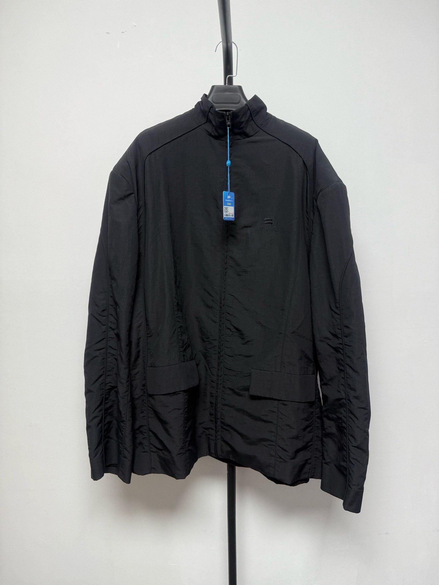 Balenciaga Balenciaga Retro Embroidered Black Light Jacket s Men Size US S / EU 44-46 / 1 - 1 Thumbnail