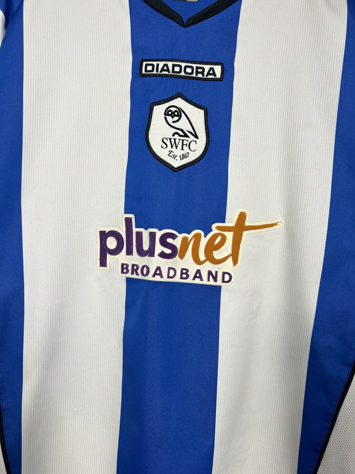Diadora Vintage 2005 Diadora Sheffield Wednesday Home Jersey Tshirt Size US S / EU 44-46 / 1 - 4 Thumbnail