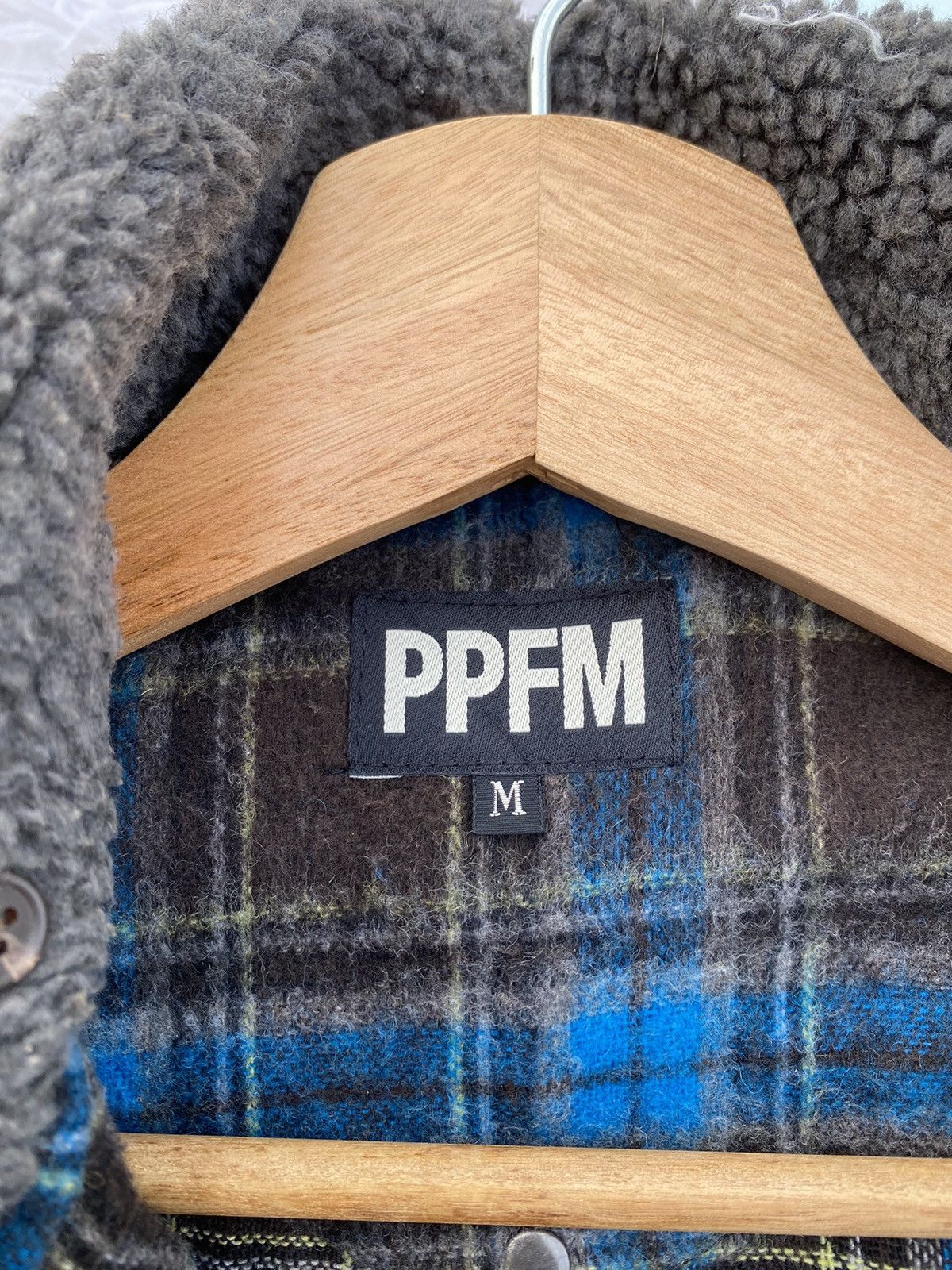 PPFM Rare Vintage PPFM Hooded Flannel Size US M / EU 48-50 / 2 - 13 Thumbnail