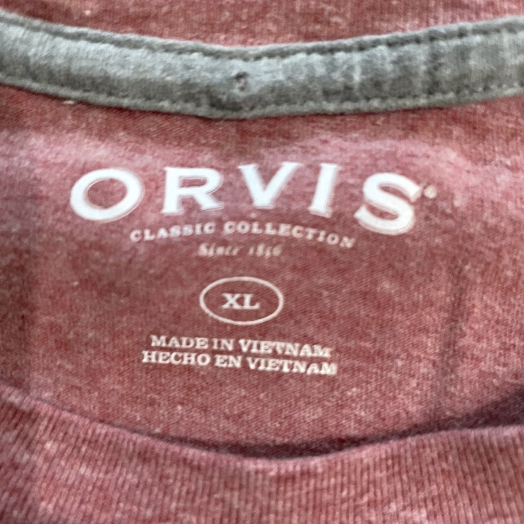 Orvis Orvis Classic Collection USA graphic Tee Mens Size XL Red T-Shirt USA Graphic Orvis Mens XL Red Size US XL / EU 56 / 4 - 4 Thumbnail