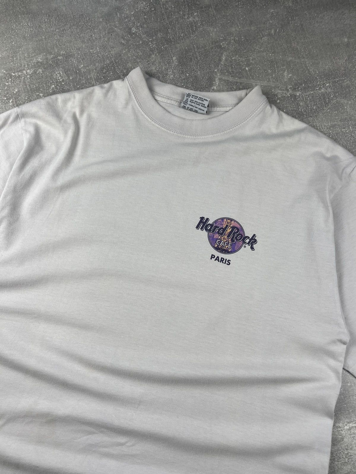 Hard Rock Cafe × Vintage Hard Rock Paris Archive Vintage 90s Rare Big Back Logo 1996 Size US L / EU 52-54 / 3 - 3 Thumbnail