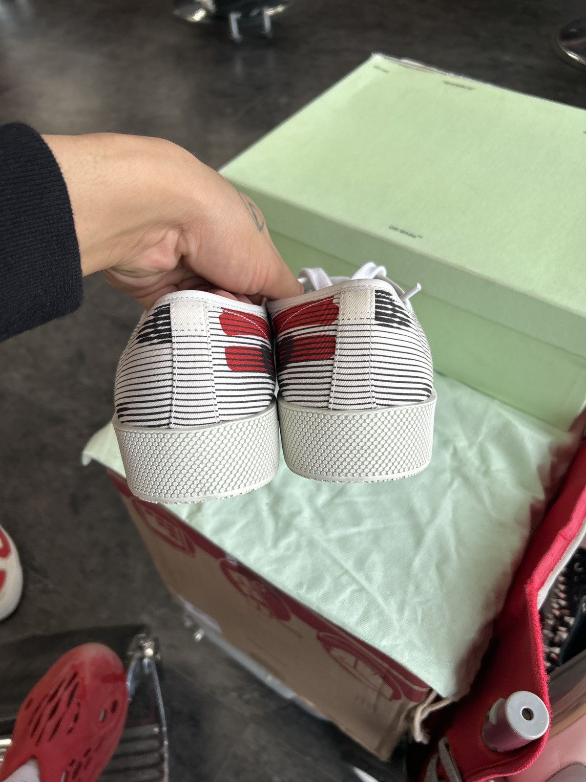 Prada Prada low top sneaker Size US 12 / EU 45 - 4 Thumbnail