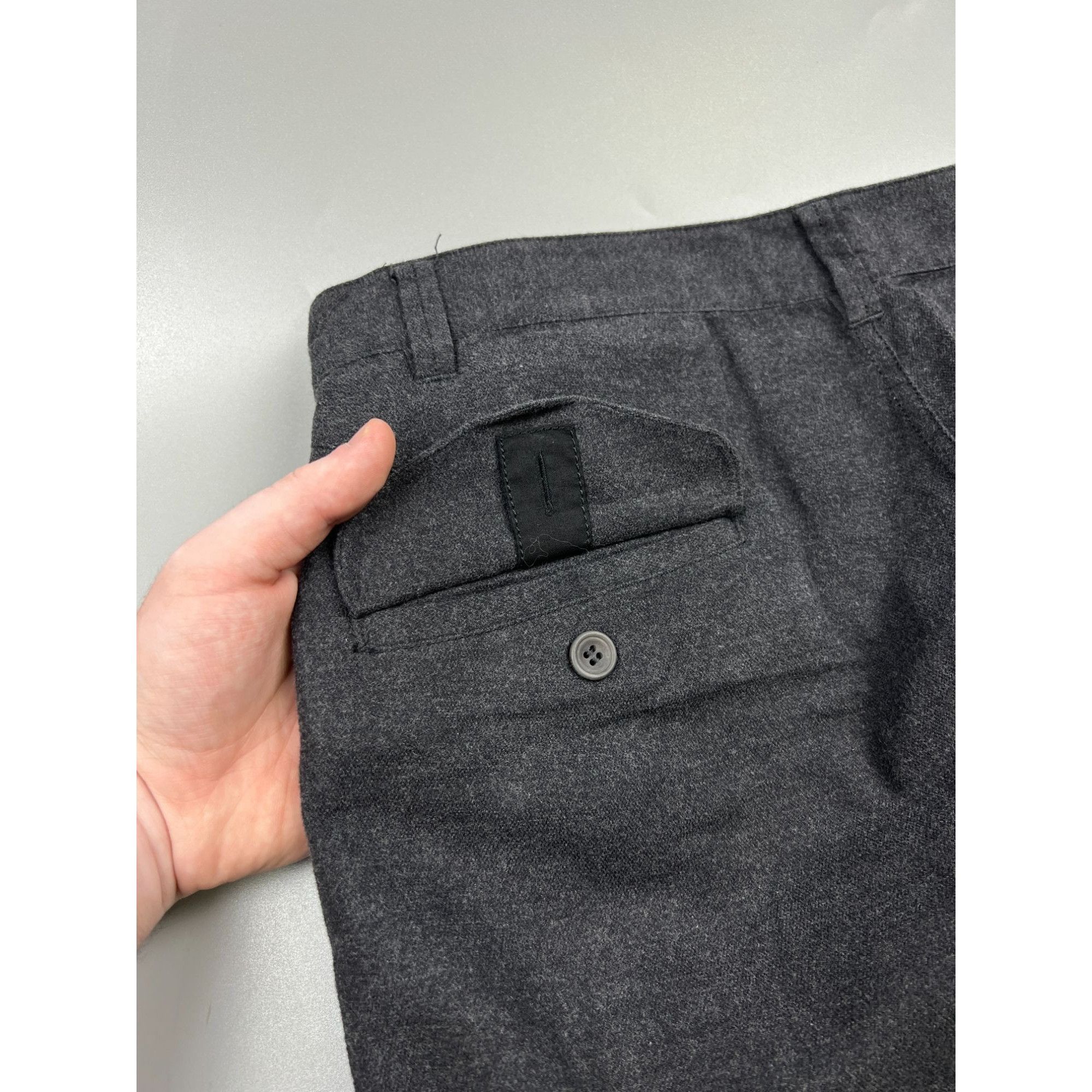 Helmut Lang Helmut Lang Gray Cotton Cargo Jogger Pants (Y0985) Size US 32 / EU 48 - 15 Thumbnail