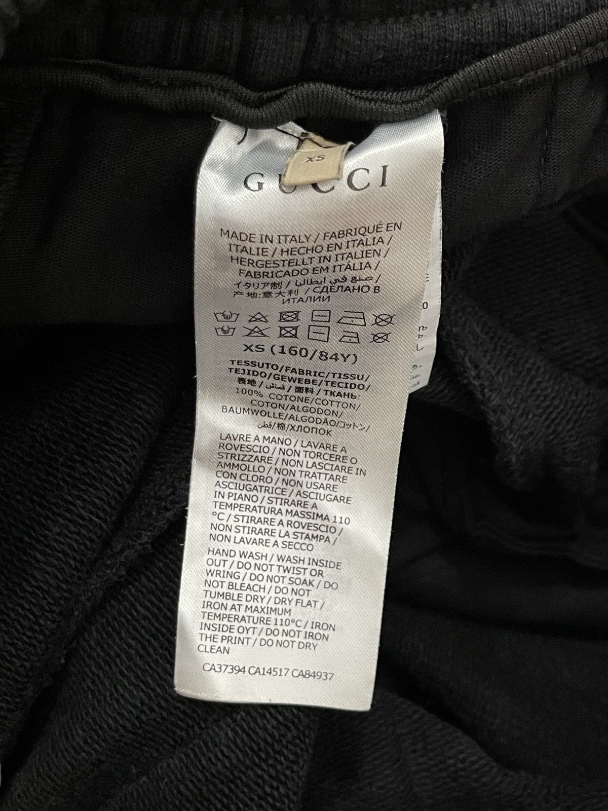 Gucci × The North Face Gucci x The North Face Black Stripe Logo Jogger Sweatpants Size US 32 / EU 48 - 7 Thumbnail