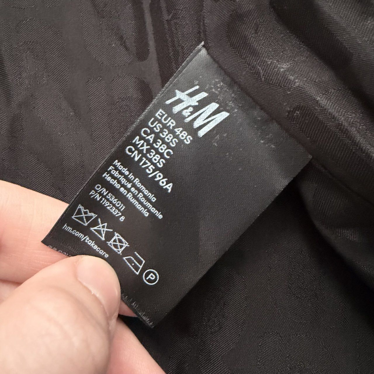 H&M × Paco Rabanne Paco Rabanne x H&M Wool Pea Men's Coat Size S Size US S / EU 44-46 / 1 - 8 Thumbnail