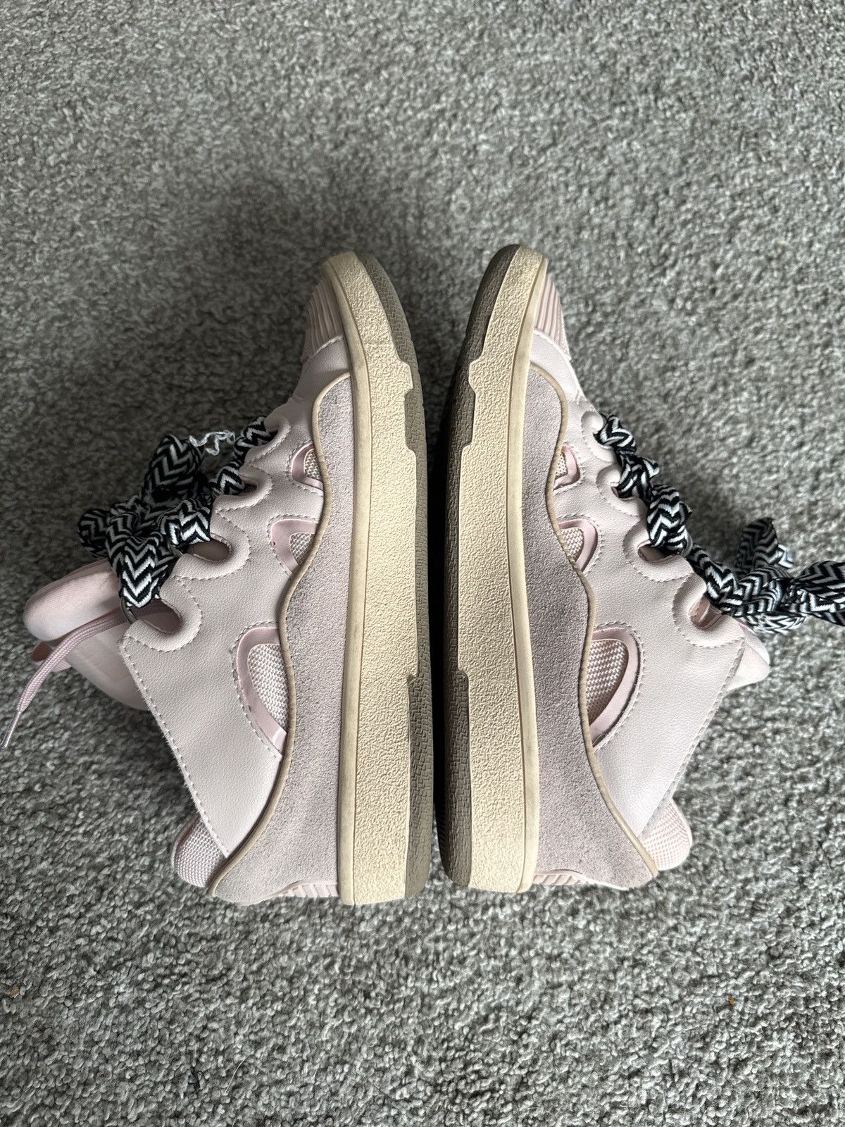 Lanvin Lanvin pink curb sneakers Size US 10 / IT 40 - 1 Thumbnail