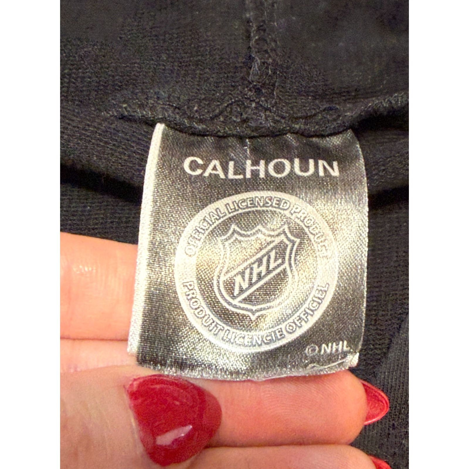 NHL NHL Calhoun Shirt Men's Large Black White Orange Hooded Philadelphia Flyers Crew Neck T-Shirt Mens Size US L / EU 52-54 / 3 - 7 Thumbnail