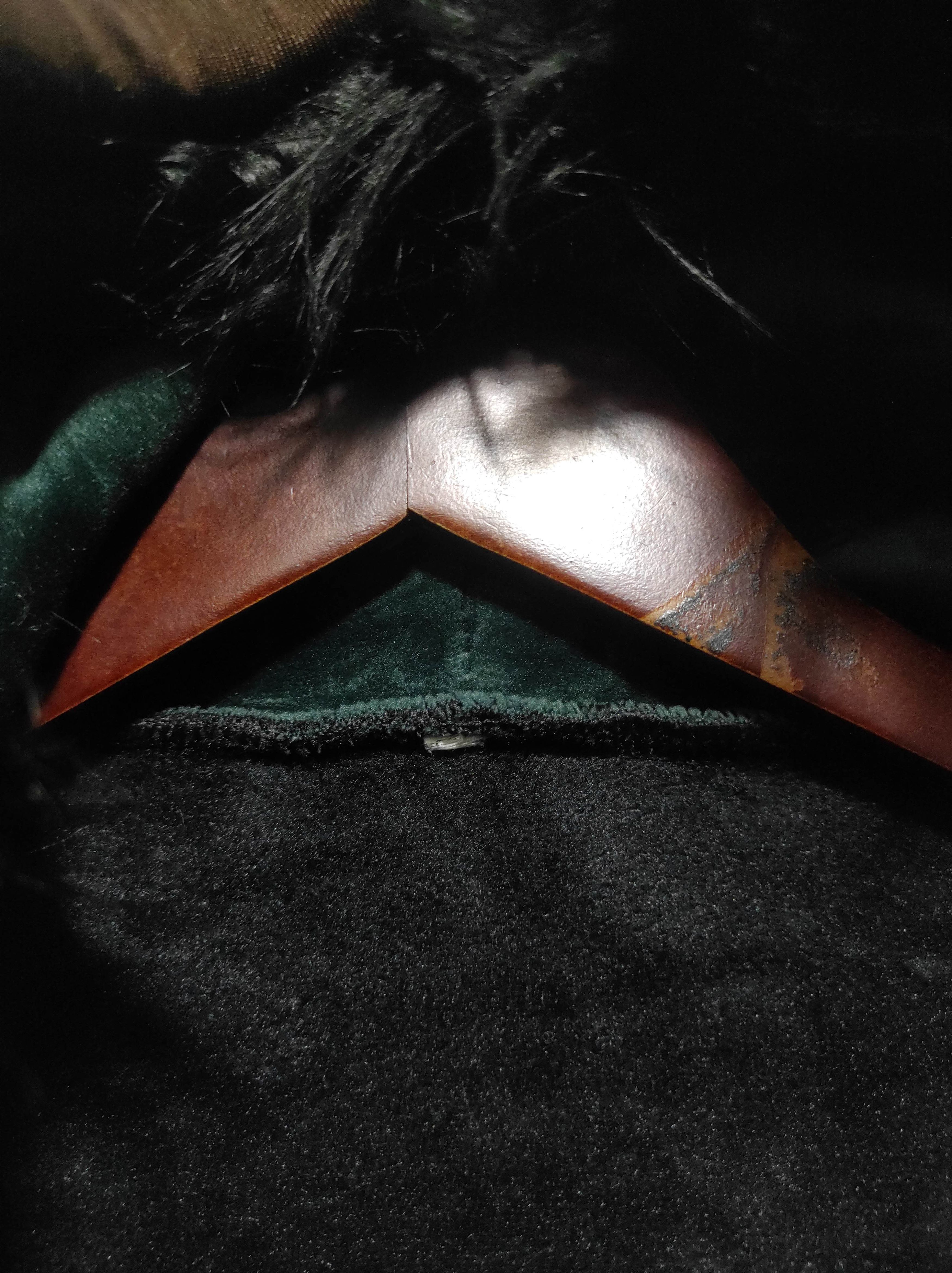 Hysteric Glamour Velvet Green Zipper Fur Hoodie LGB style Size S / US 4 / IT 40 - 12 Thumbnail