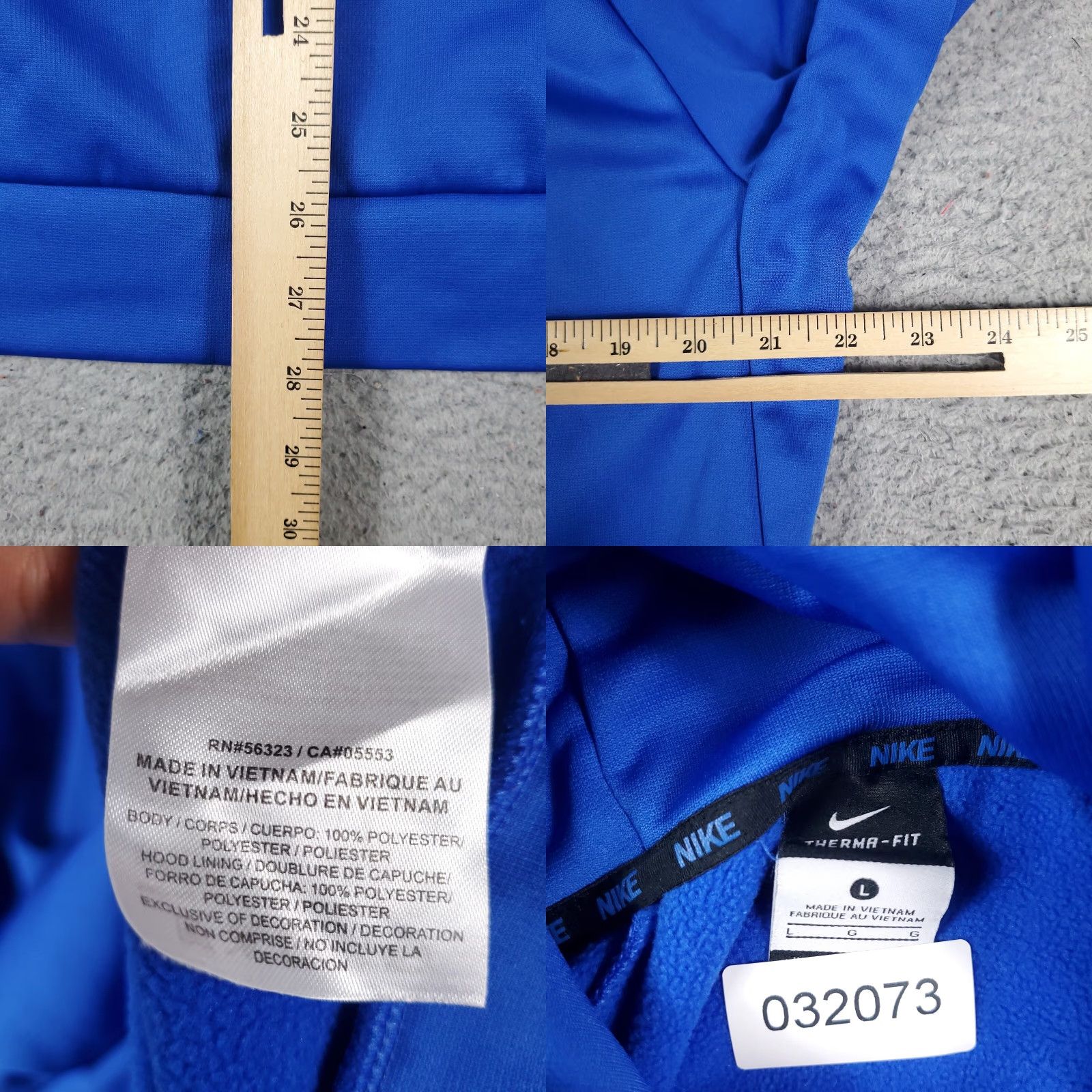 Nike Nike Hoodie Mens L Blue Swoosh Pullover Sweatshirt Logo Size US L / EU 52-54 / 3 - 8 Thumbnail