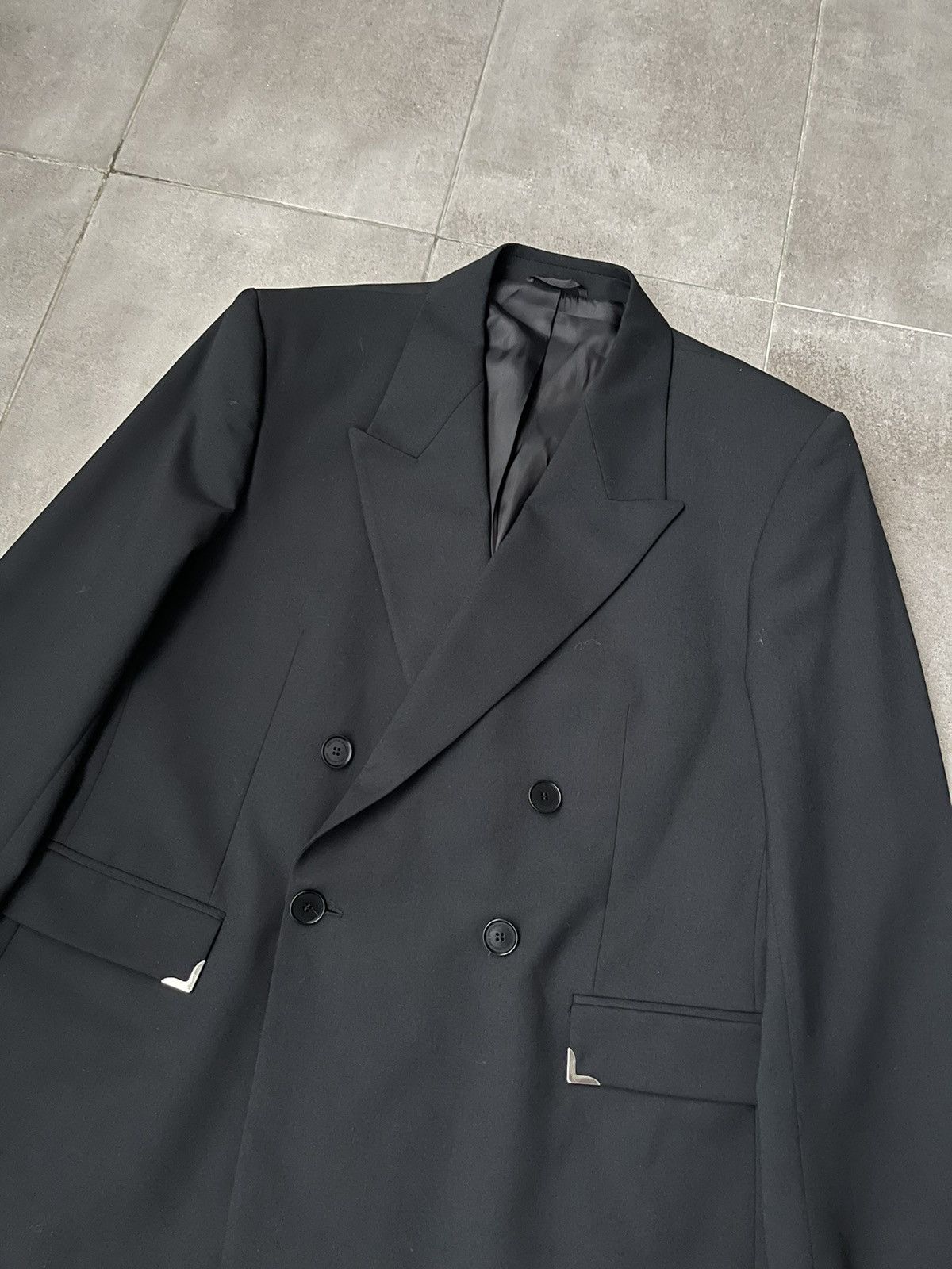 Han Kjobenhavn !DS! AW22 Han Kjobenhavn Boxy Suit Black Blazer Size 40R - 13 Thumbnail