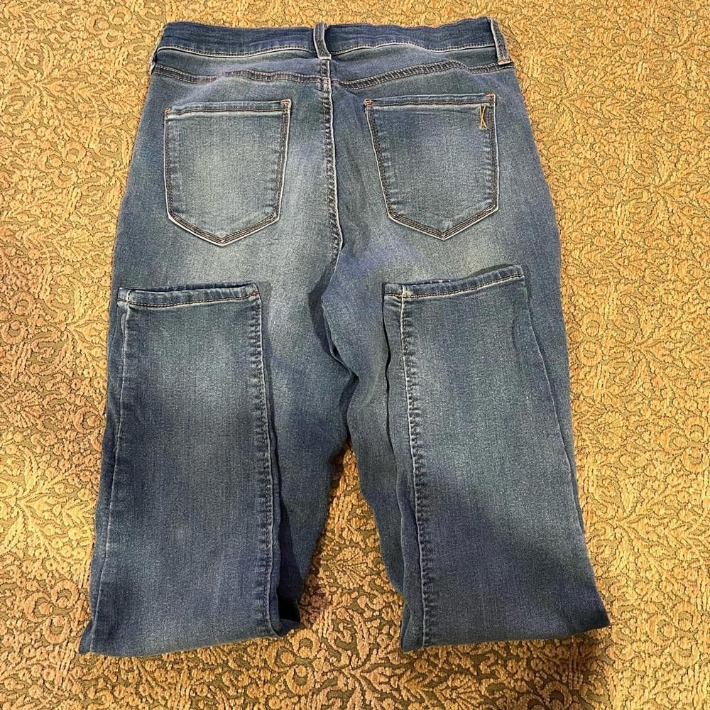 Designer Vintage America High Rise Skinny Ankle 10/30 Size 32" / US 10 / IT 46 - 5 Thumbnail