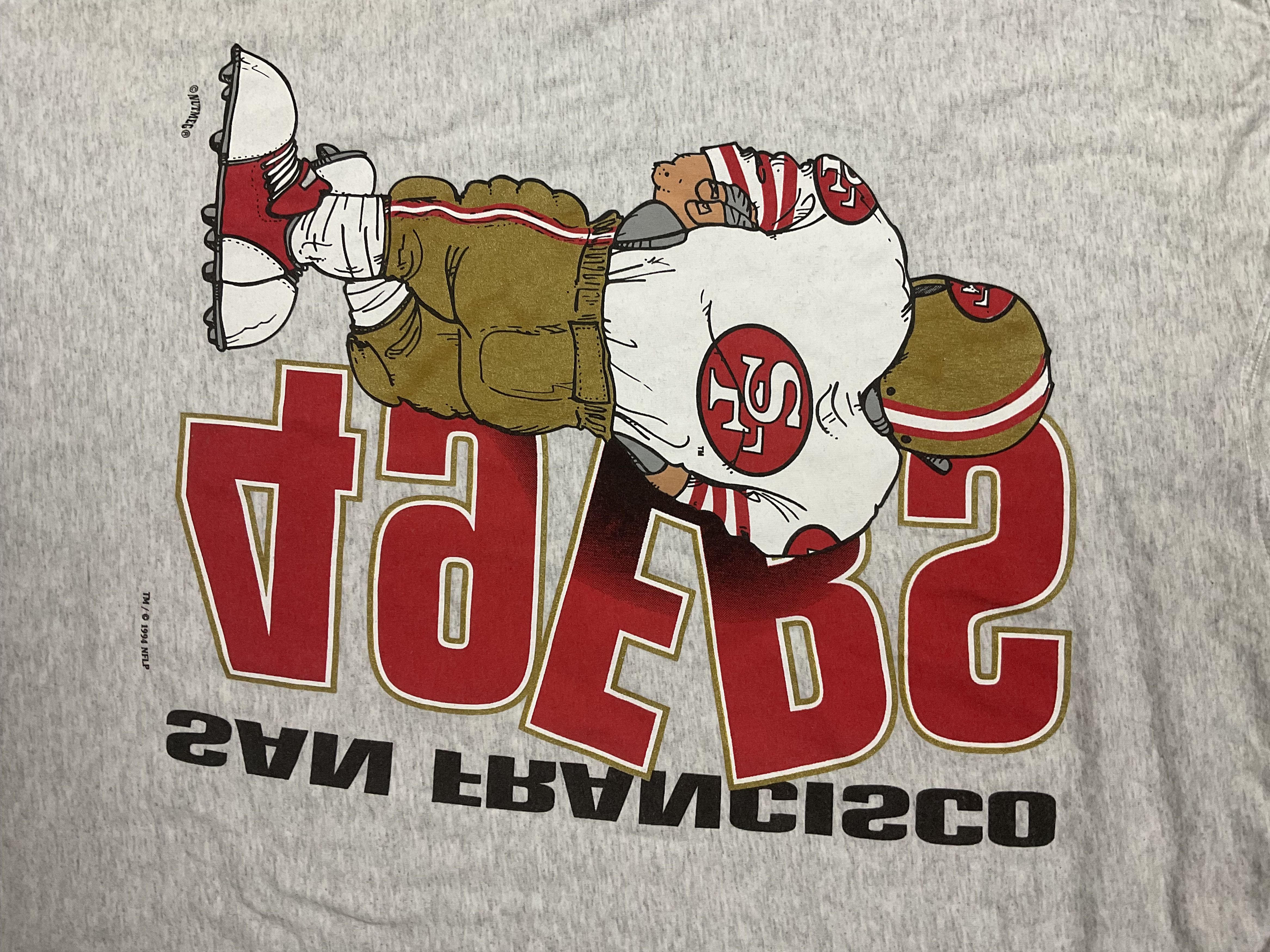 NFL Vintage 1994 San Francisco 49ers T-Shirt Double Sided Print Size US L / EU 52-54 / 3 - 6 Thumbnail