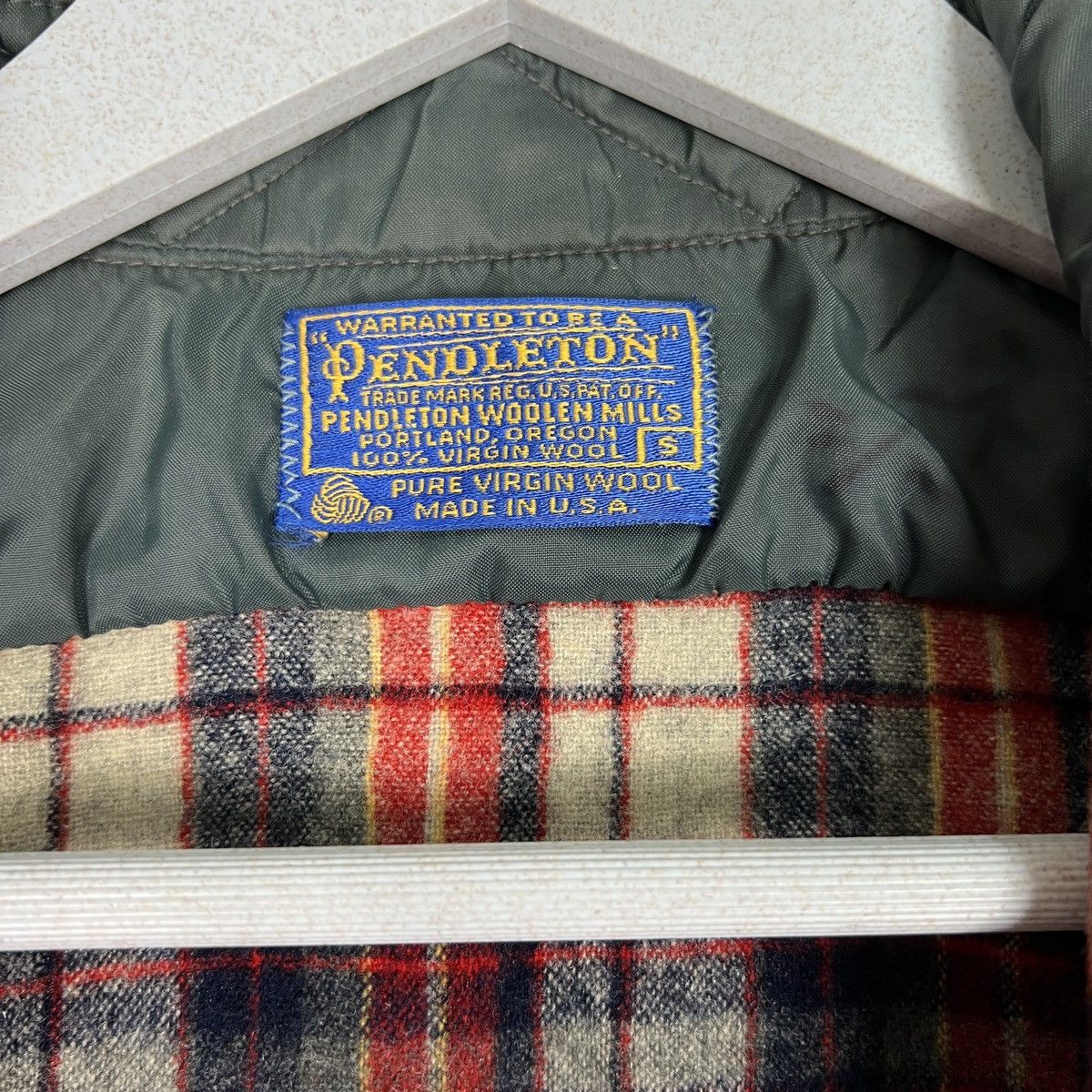 Pendleton 🔥 VINTAGE PENDLETON WOOL CHECKER FLANNEL SHIRTS MADE IN USA Size US S / EU 44-46 / 1 - 15 Thumbnail