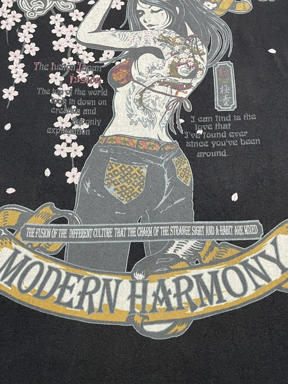 Bullet Noise Notorious & Rejecting Yakuza Girl Love Poem Japan Culture Size US XL / EU 56 / 4 - 10 Thumbnail