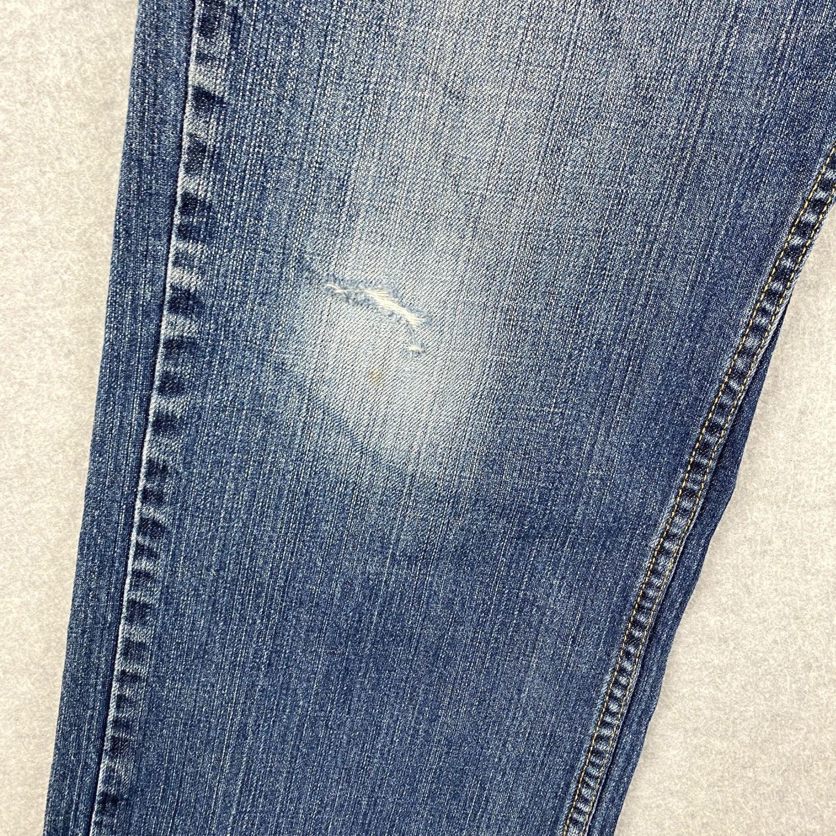 Levi's Levi's 559 Jeans Mens 38 x 30 Blue Relaxed Straight Distressed Denim Pants Jeans Size US 38 / EU 54 - 3 Thumbnail