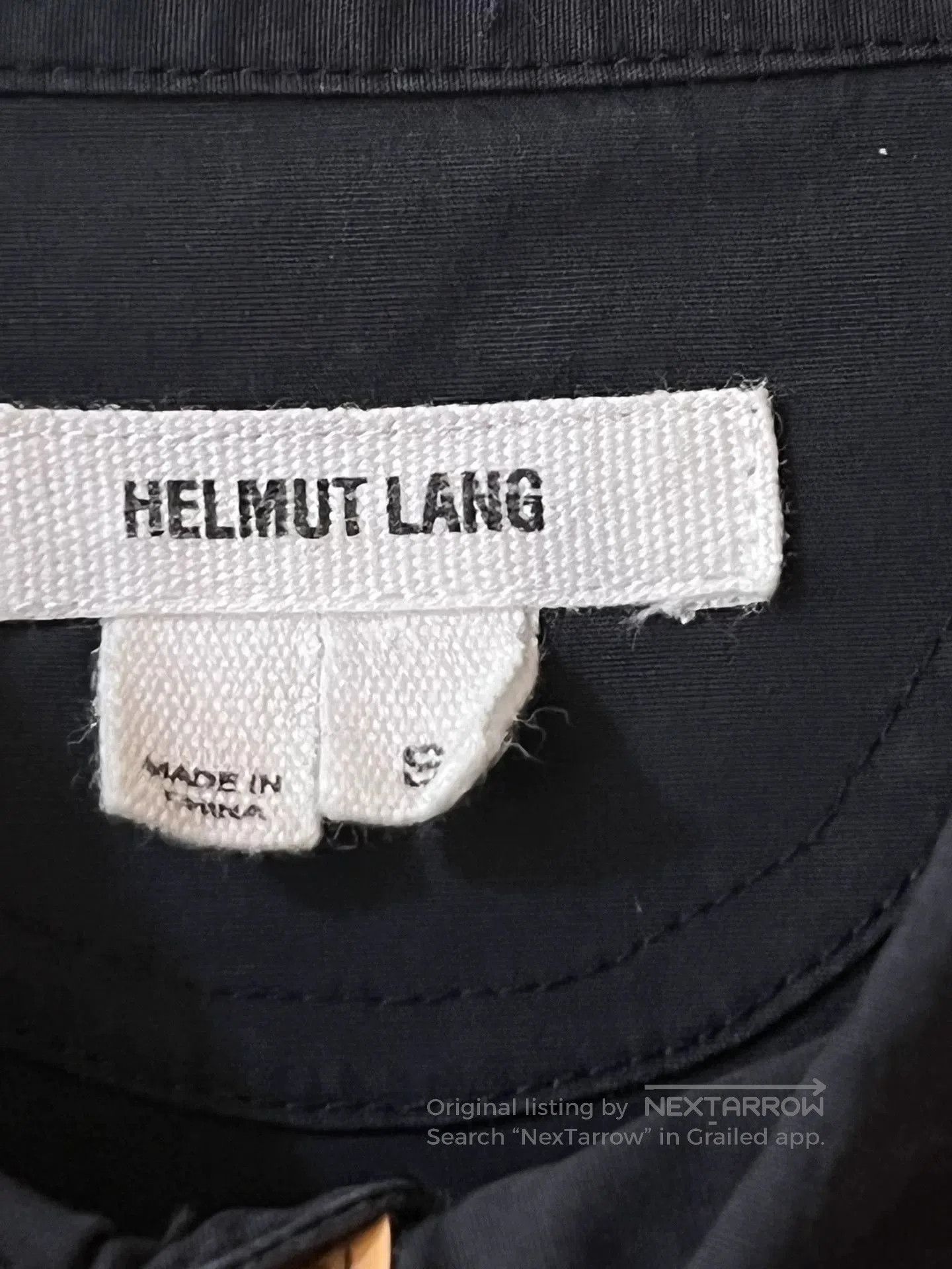 Helmut Lang Helmut Lang Classic Navy Men's Shirt. Size US S / EU 44-46 / 1 - 2 Thumbnail