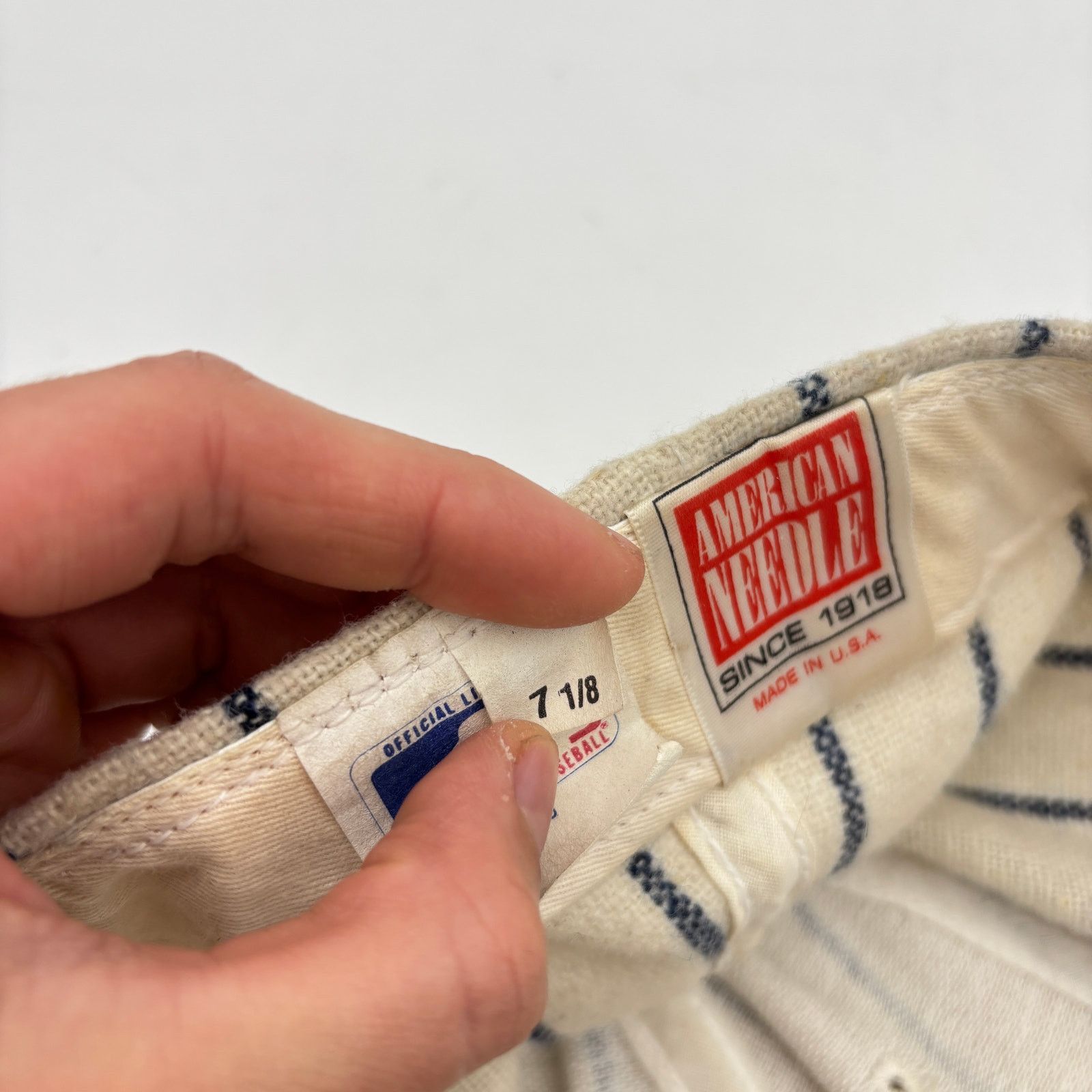 American Needle × MLB × Vintage VTG American Needle Chicago White Sox Wool Baseball Hat 71/8 Size ONE SIZE - 10 Thumbnail
