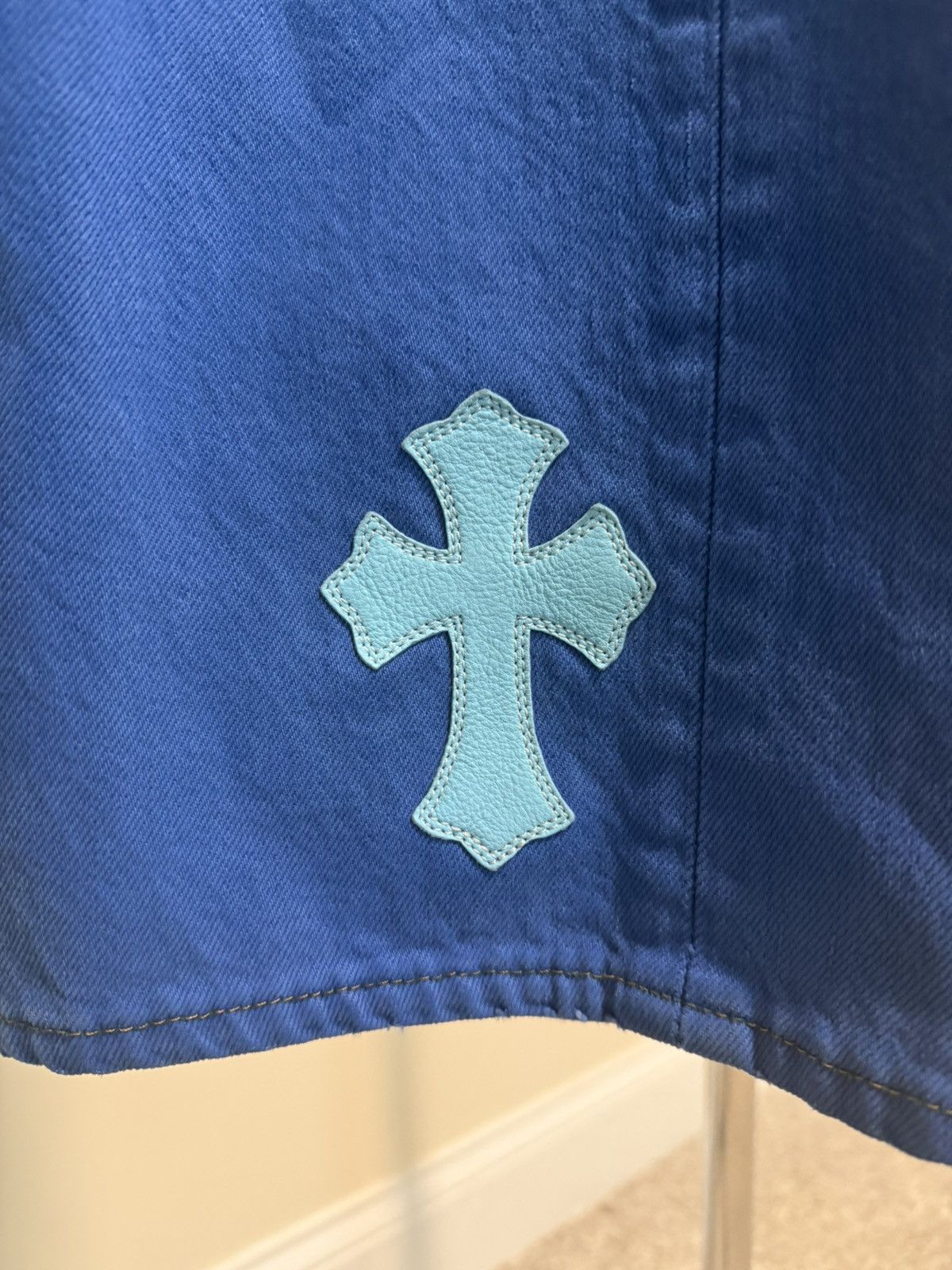 Chrome Hearts Chrome Hearts Blue Cross Patch Levis Size US 36 / EU 52 - 6 Thumbnail