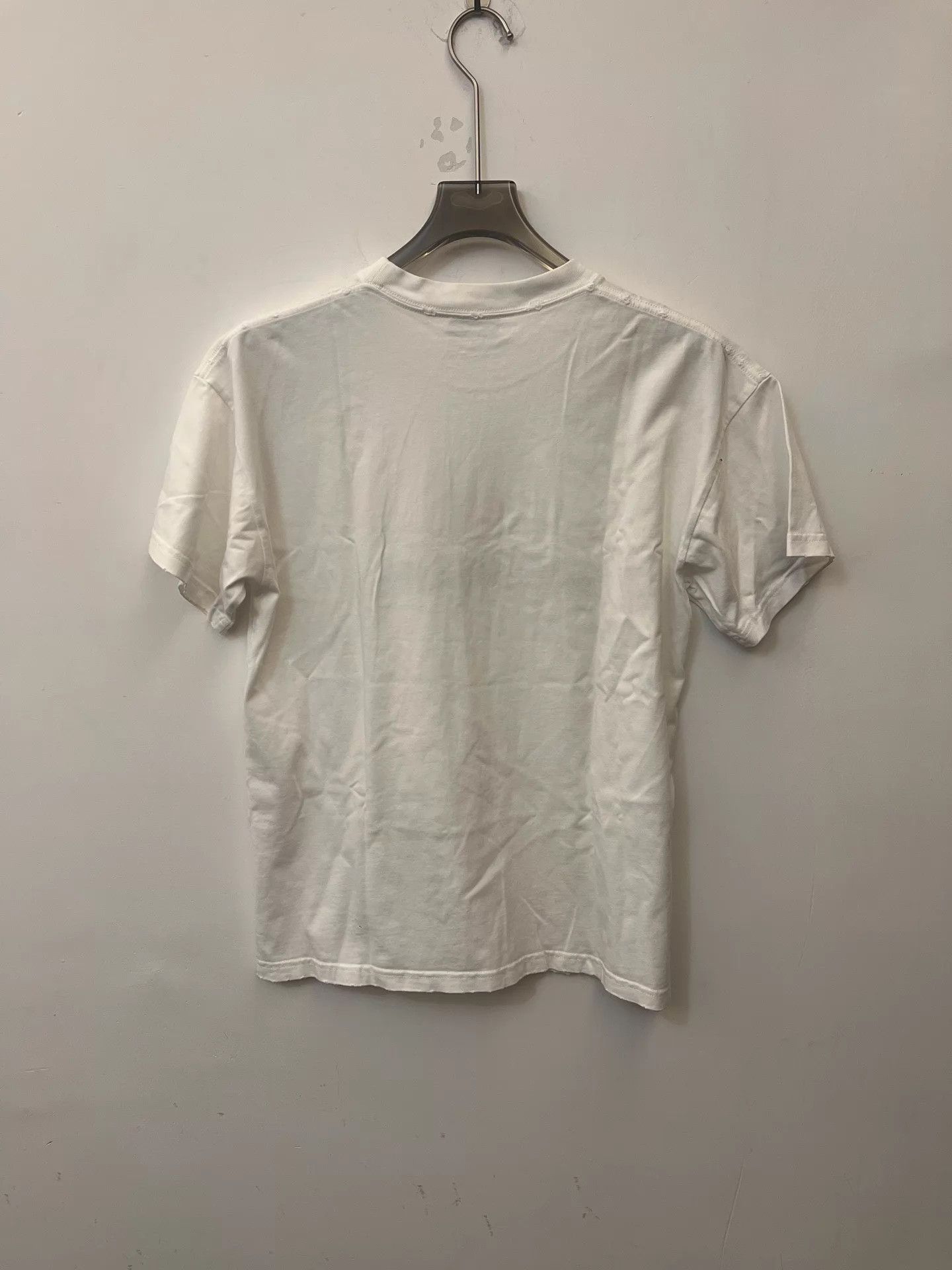 Balenciaga Balenciaga FW21 Logo Heart White Unisex XS Short Sleeve Tee Size XS / US 0-2 / IT 36-38 - 3 Thumbnail