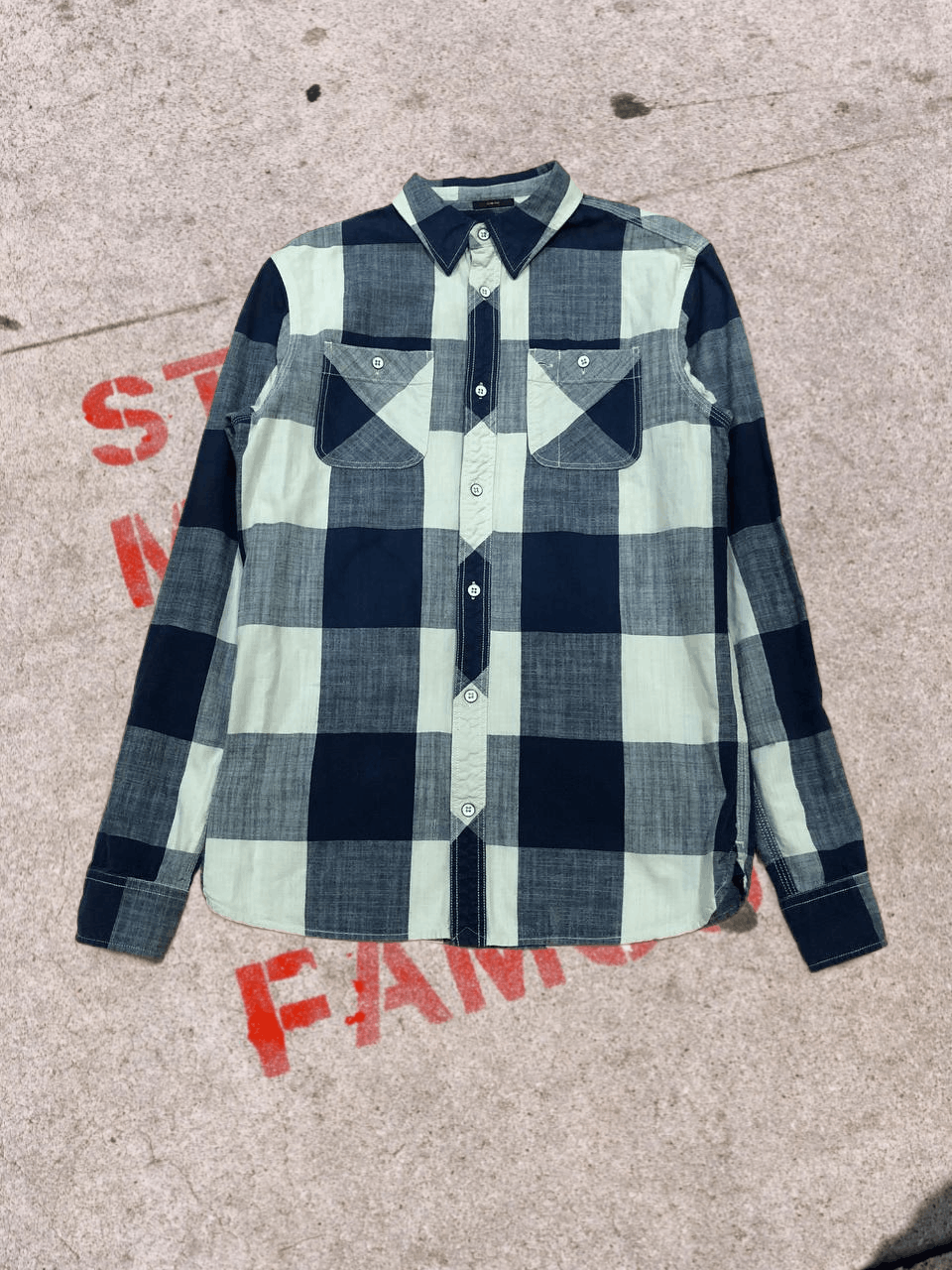 Allsaints ALLSAINTS buttons up flannel CASUAL shirt Size US XS / EU 42 / 0 - 1 Thumbnail