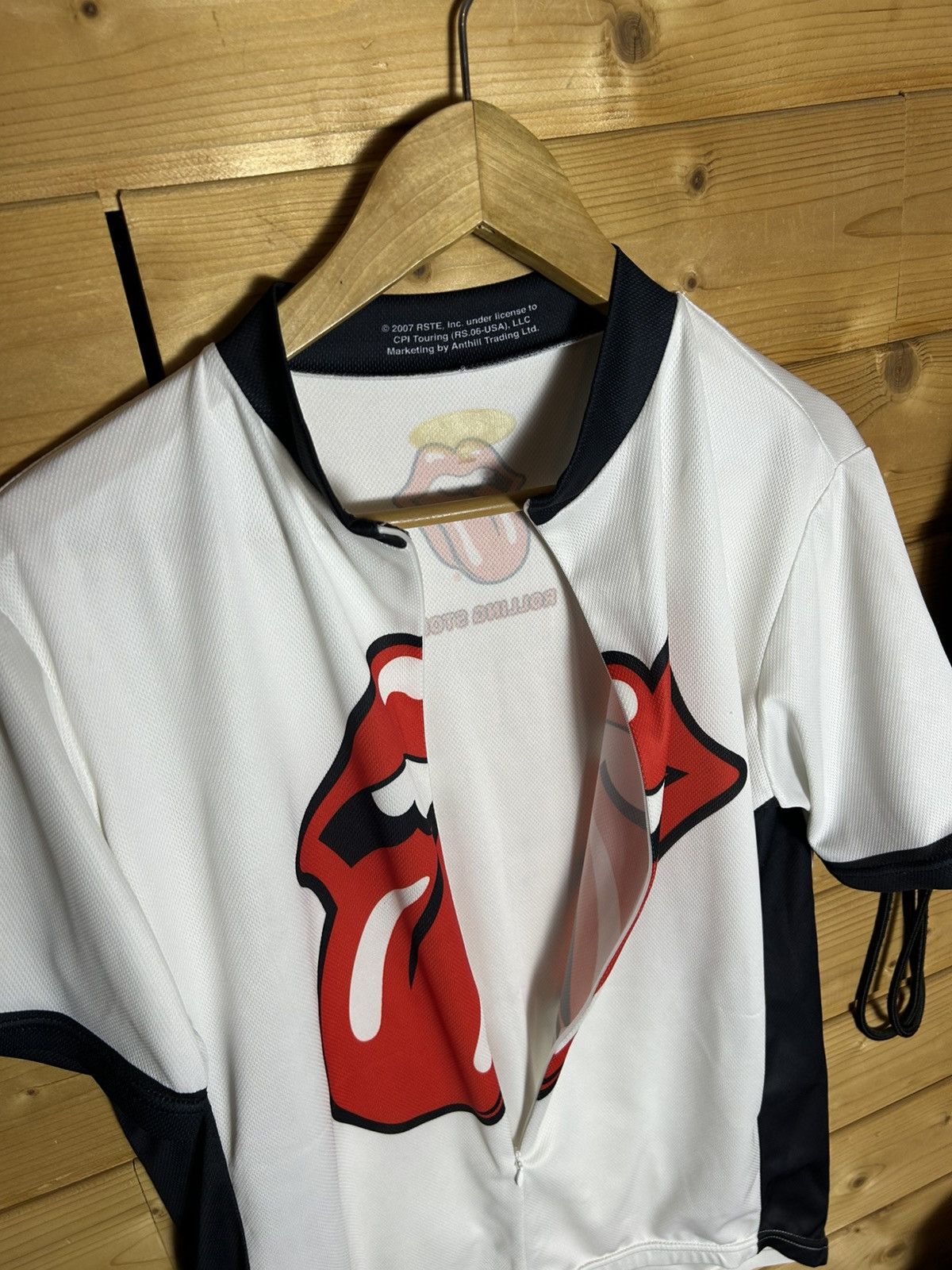 The Rolling Stones Vintage 2007 the Rolling Stones cycling shirt Size US XL / EU 56 / 4 - 5 Thumbnail