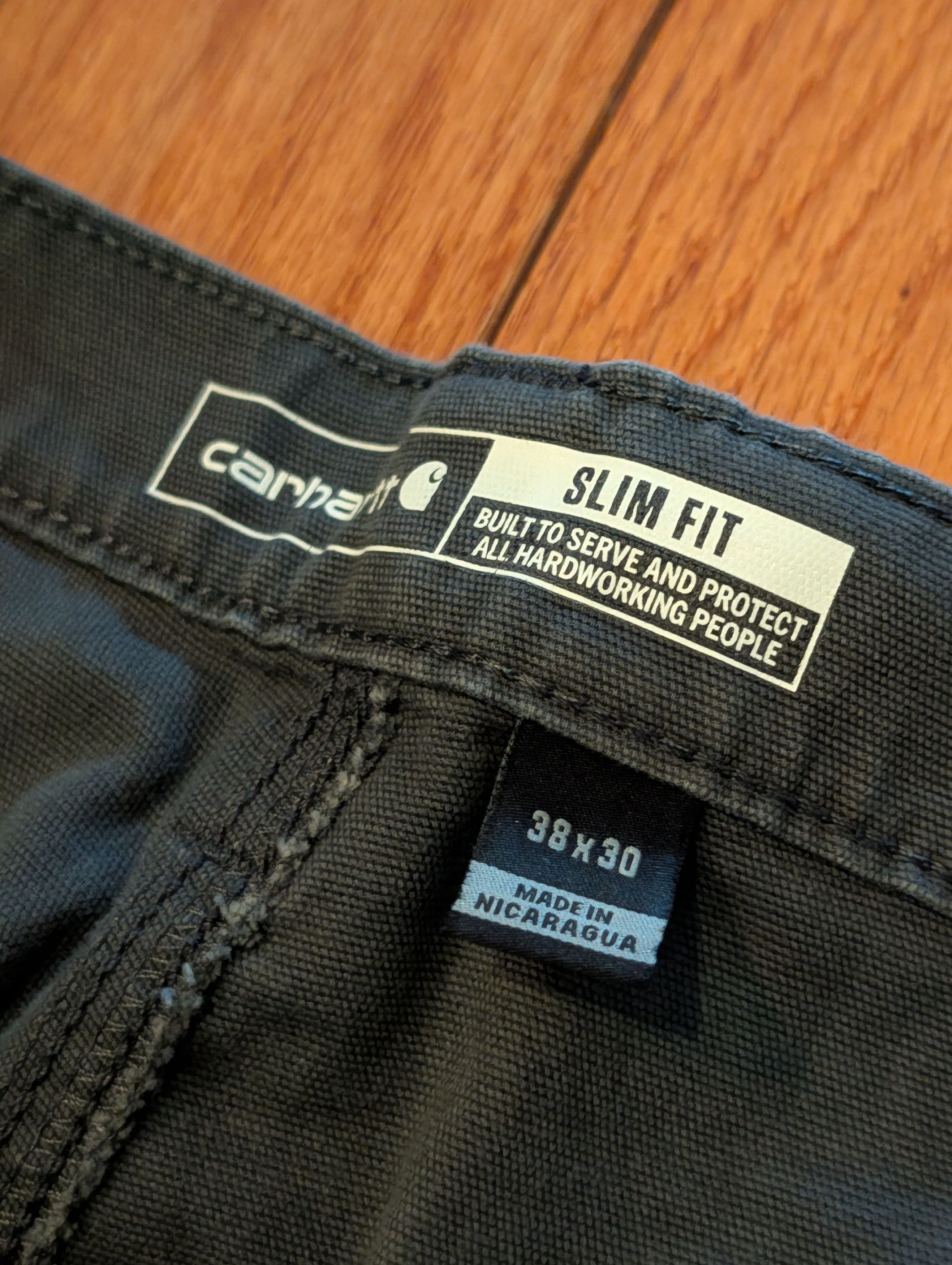 Carhartt Carhartt Slim Fit Canvas Carpenter Work Pants Men’s 38x30 Size US 38 / EU 54 - 4 Thumbnail