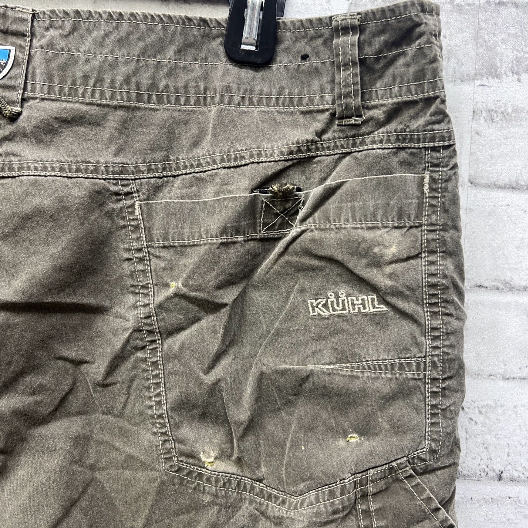 Vintage Kühl Gray Hiking Shorts Mens Size 38 Pants Gray 10 Inseam Chino Regular Men Size US 38 / EU 54 - 3 Thumbnail
