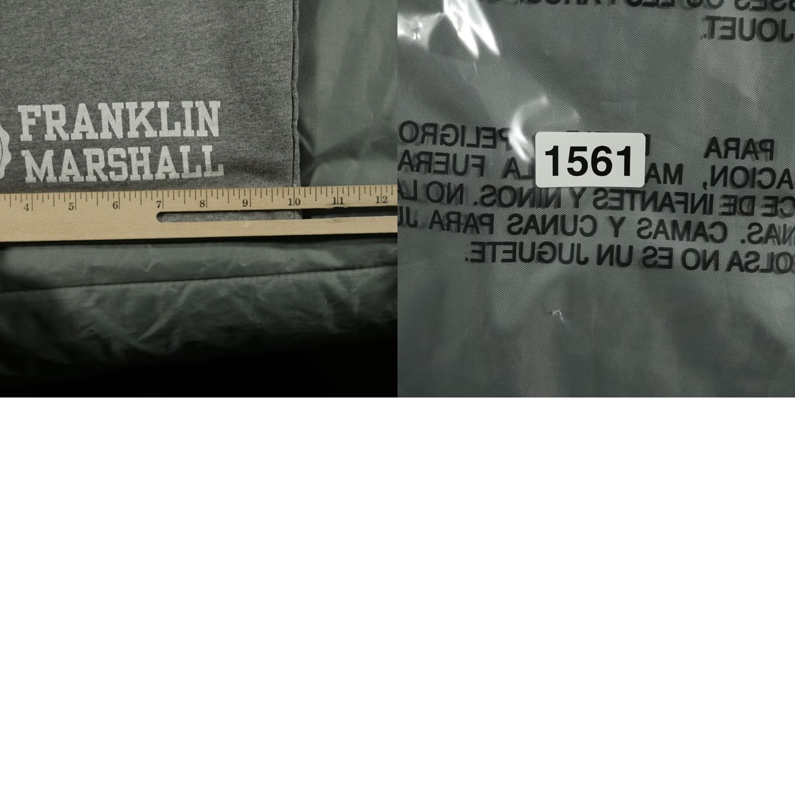American Eagle Outfitters VINTAGE Franklin Marshall Varsity Shorts Mens Small Gray Fleece Sweat Crest Italy Made Size US 29 - 9 Thumbnail