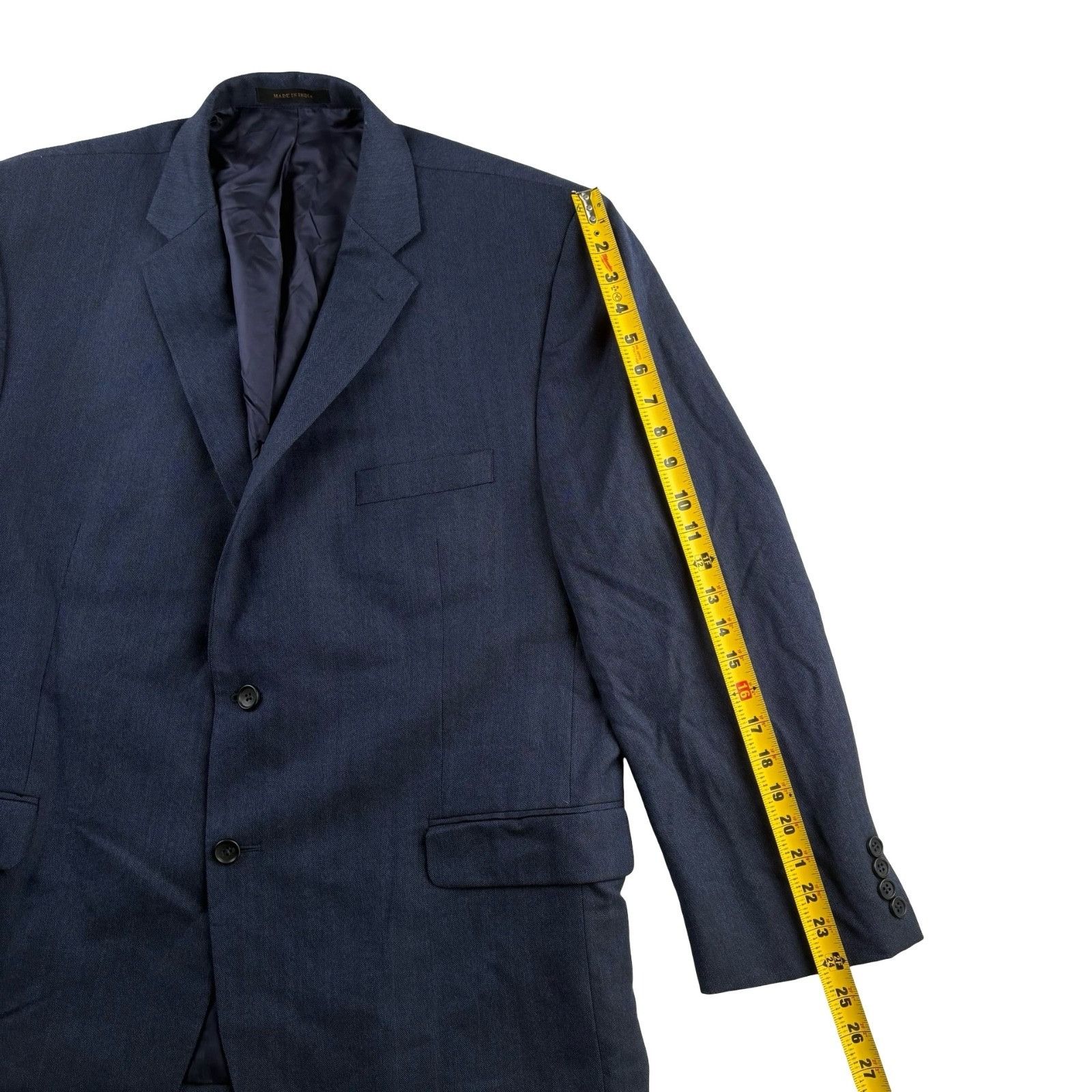 Jos. A. Bank Jos. A. Bank Reserve Men’s Wool/Silk Blend Herringbone Blaze Size 48R - 8 Thumbnail