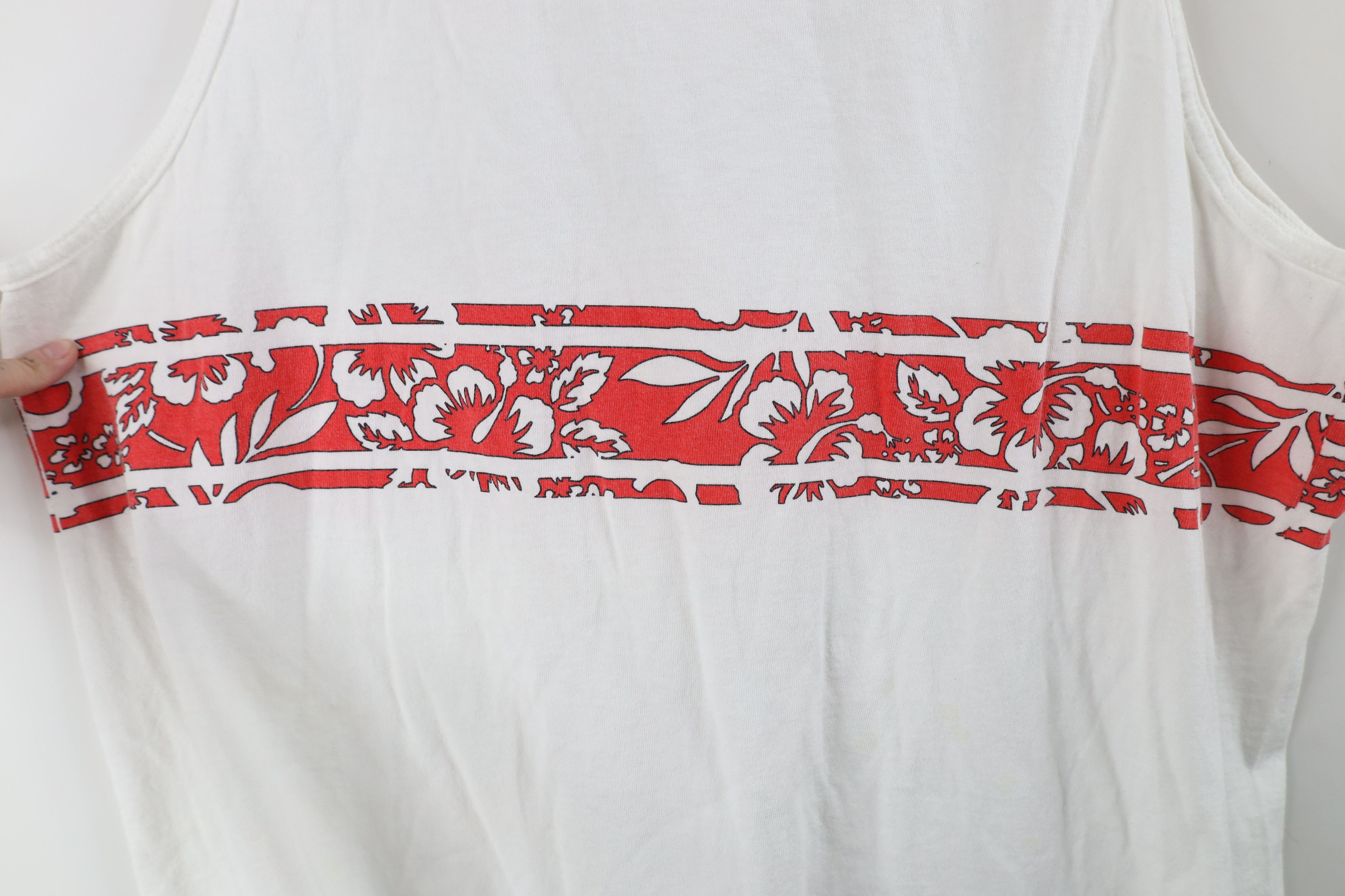 Ocean Pacific Vintage 90s Ocean Pacific OP Surfing Flower Tank Top T-Shirt Size US L / EU 52-54 / 3 - 9 Thumbnail