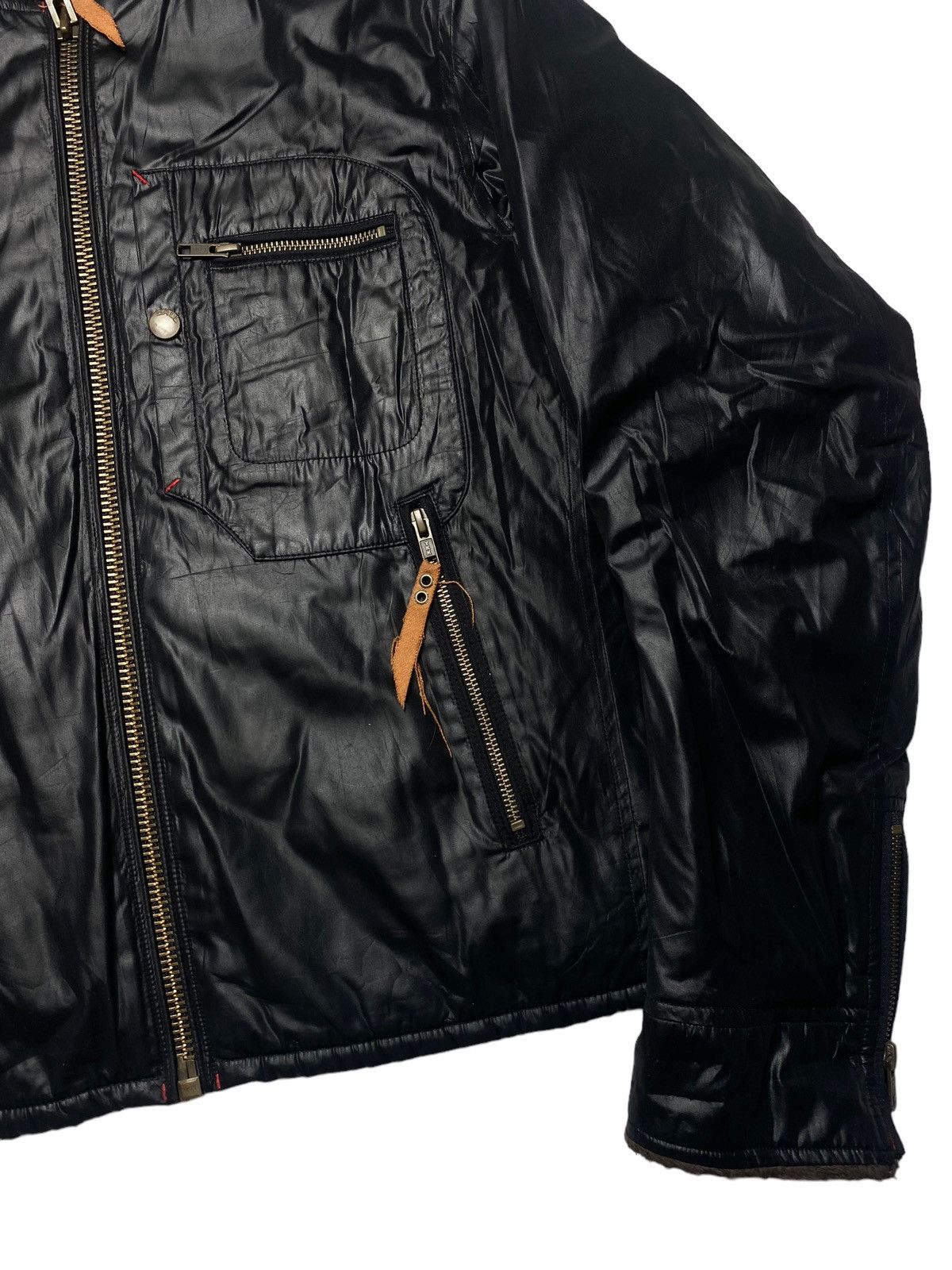 14th Addiction 1990s Ball Italy - Nylon Biker Jacket Size US L / EU 52-54 / 3 - 5 Thumbnail