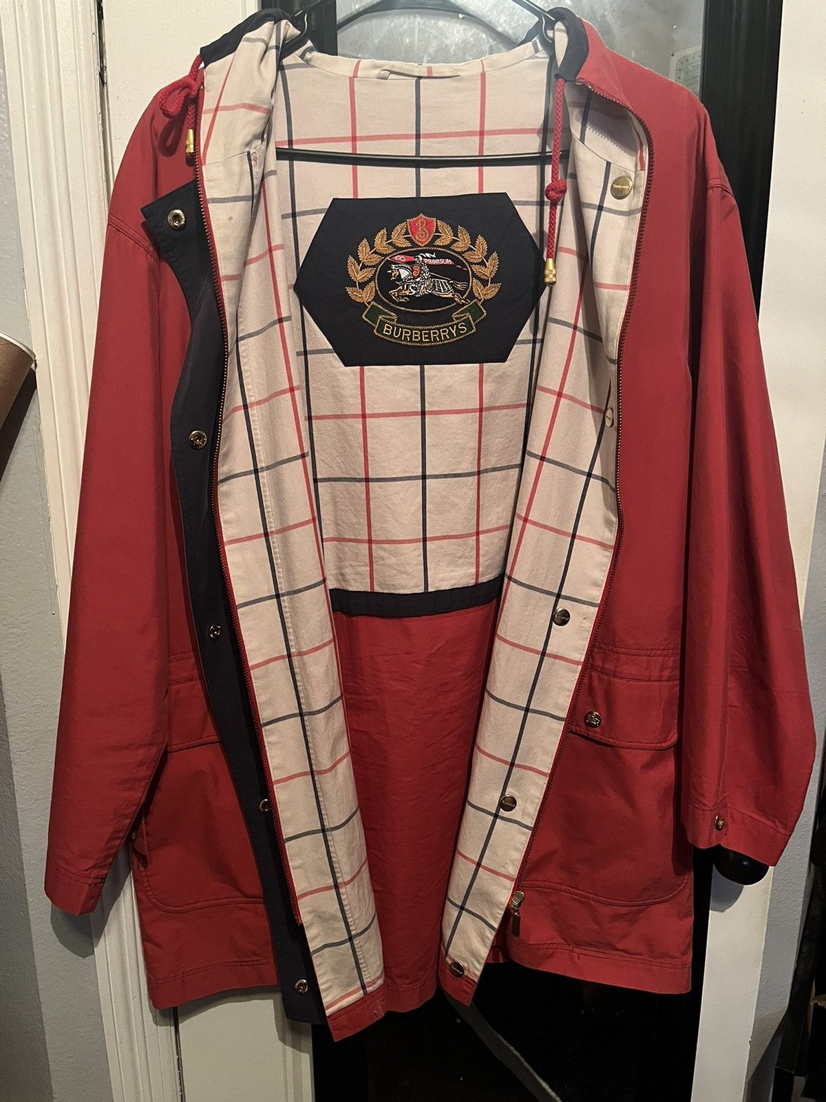 Other Vintage Burberrys hooded parka jacket mens medium Size US M / EU 48-50 / 2 - 3 Thumbnail