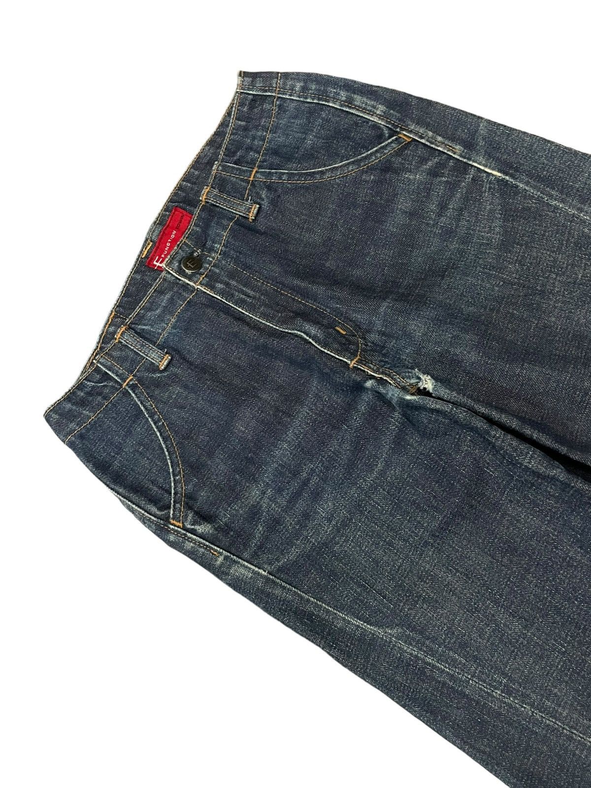 Edwin Vintage Edwin E Function Fade Wash Twisted Style Flare Jeans Size US 29 - 6 Thumbnail