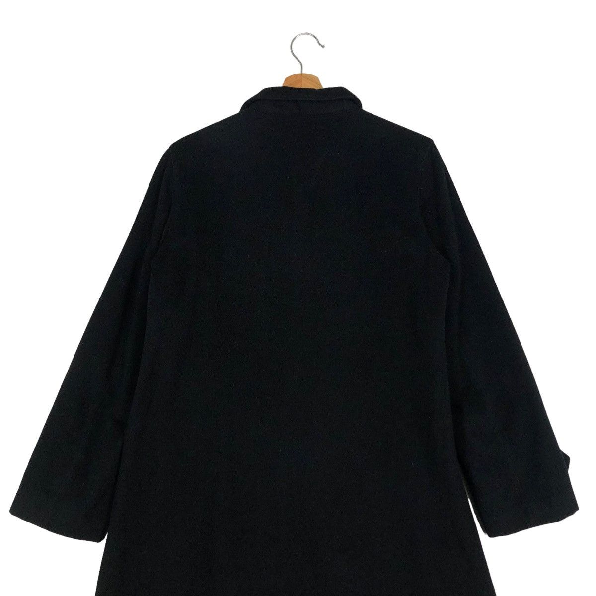 Yohji Yamamoto ☄️Rich Black - Fly Coats Wool Long Jacket Y’s Yohji Yamamoto Size US M / EU 48-50 / 2 - 7 Thumbnail