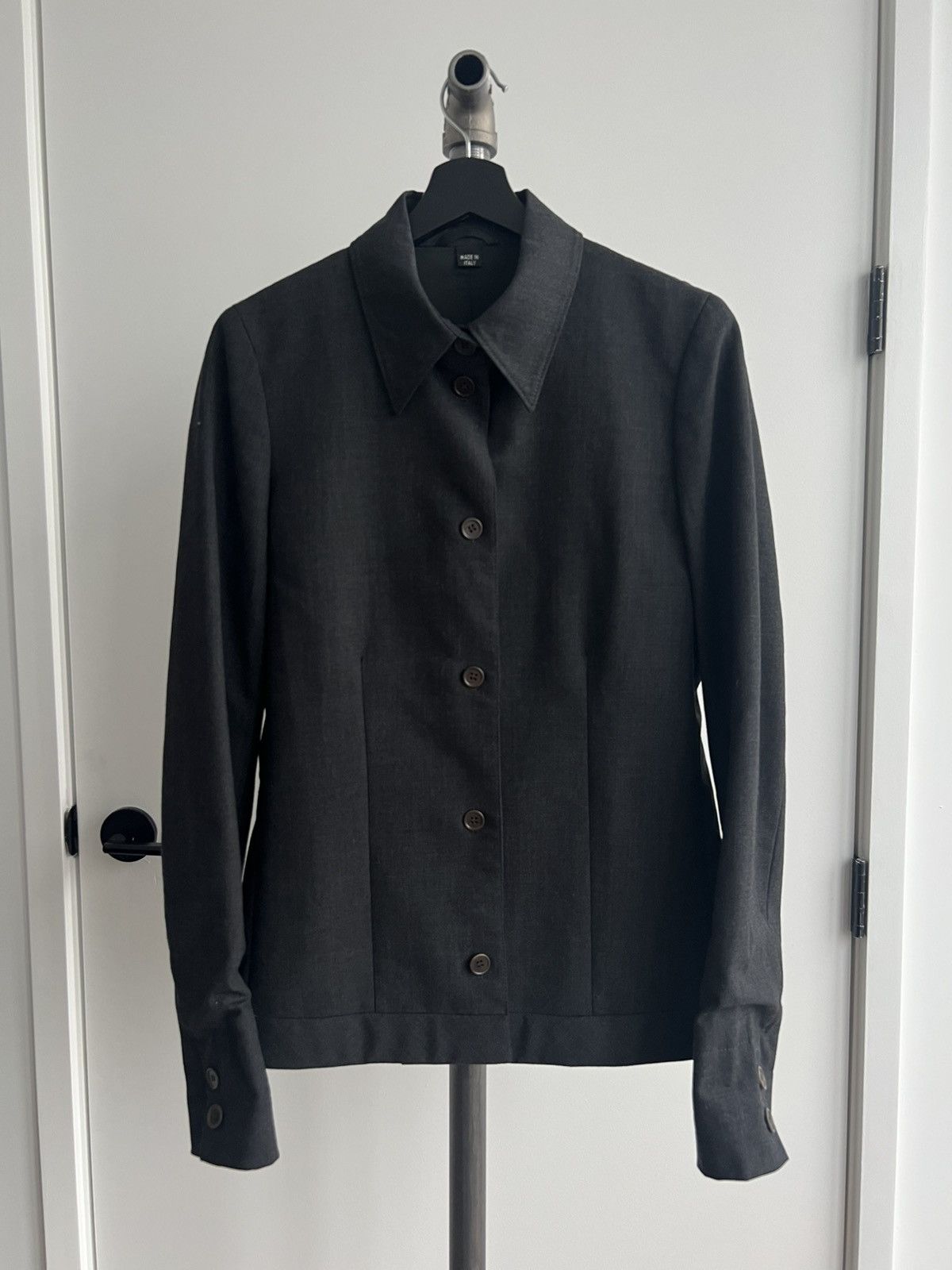 Helmut Lang AW97 Wool Shirt-Jacket Size M / US 6-8 / IT 42-44 - 1 Thumbnail