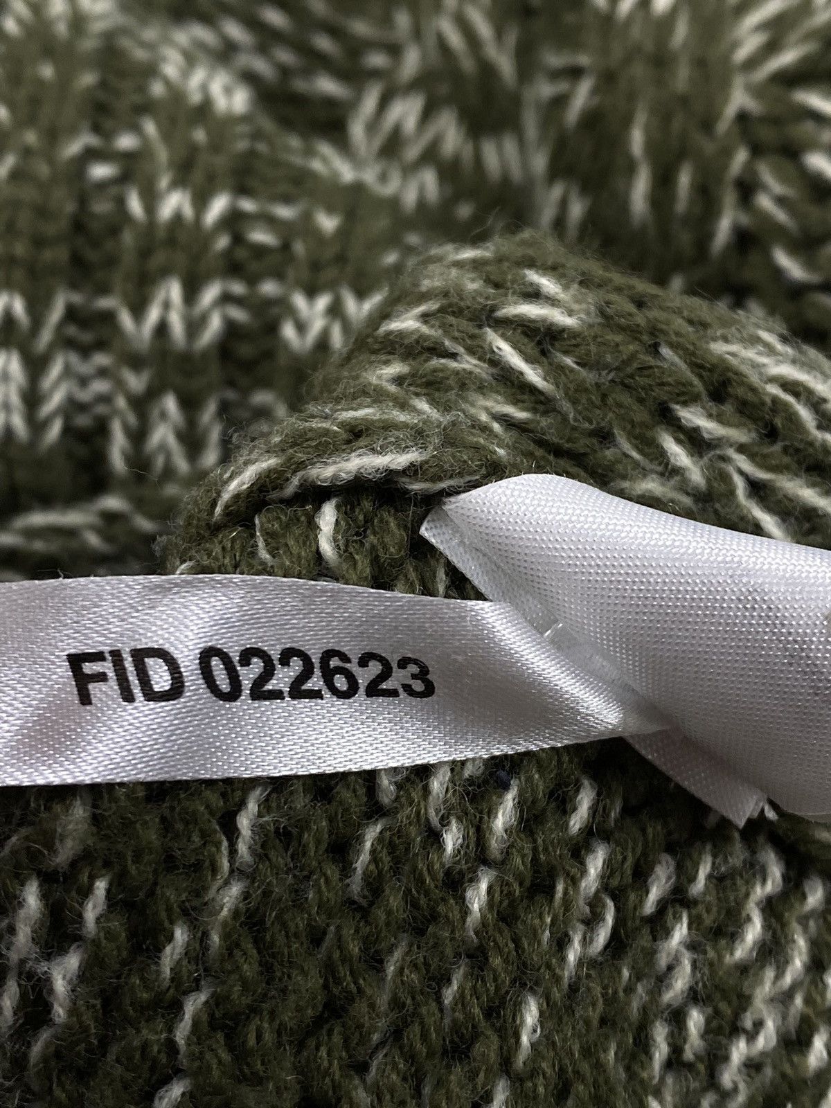 John Baner LASTDROP🔥 Khaki Green Flecked Warm Ribbed Cable Knit Sweater Size US XL / EU 56 / 4 - 9 Thumbnail