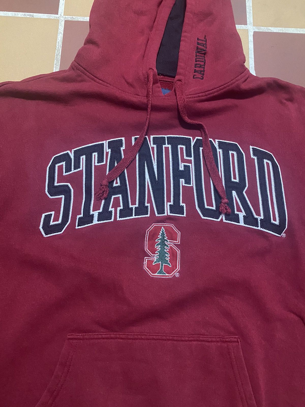 Russell Athletic × Vintage Vintage 90s Stanford Boxy Hoodie xxl Size US XXL / EU 58 / 5 - 2 Thumbnail