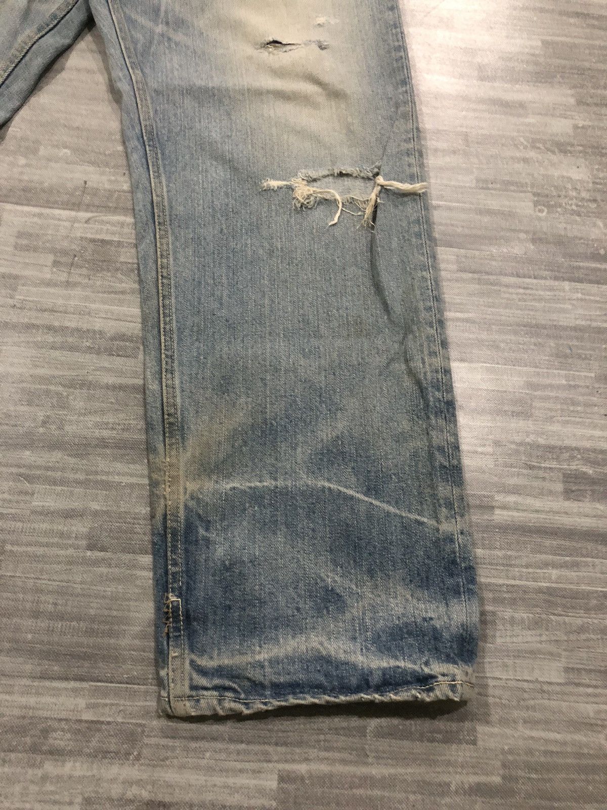 FDMTL × Vintage Vintage Scanner Fundamental Flare Jeans Disteressed Size US 35 - 8 Thumbnail