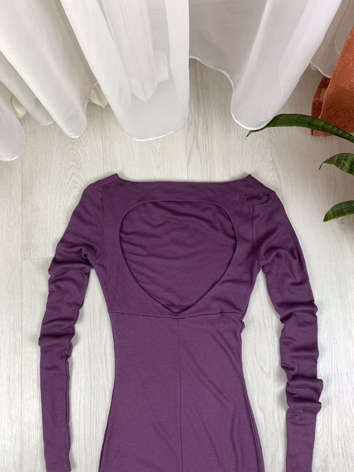 Pierre Balmain Pierre Balmain Womens Long Sleeve Purple Dress Size IT 40 Size S / US 4 / IT 40 - 7 Thumbnail