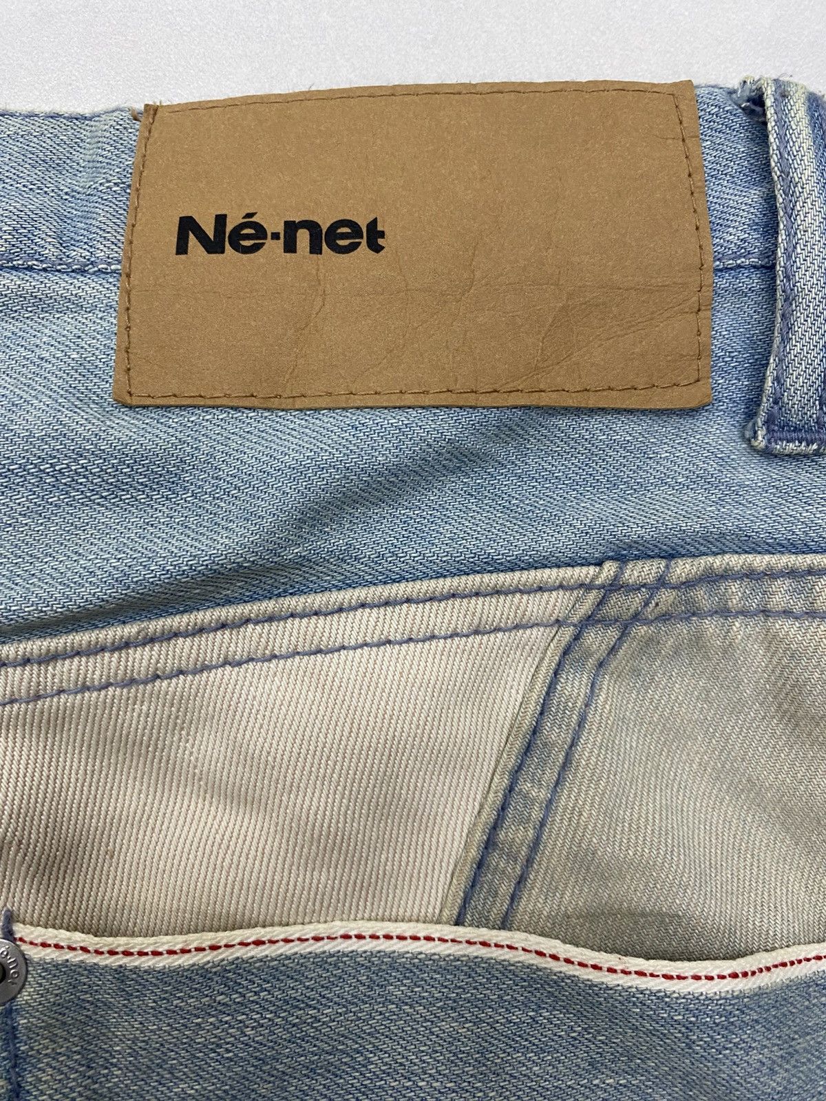 Issey Miyake Vtg Ne-net Issey Miyake patchwork denim harem pants Size US 32 / EU 48 - 6 Thumbnail