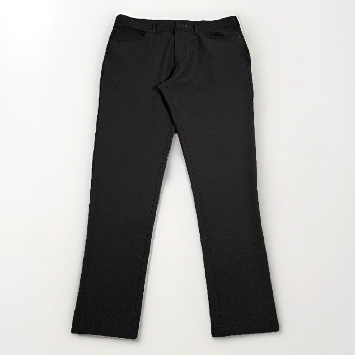 Vintage Public Rec Pants Mens 33x31 Black Tech Performance Chino 5 Pocket Stretch Casual Size US 33 - 2 Thumbnail
