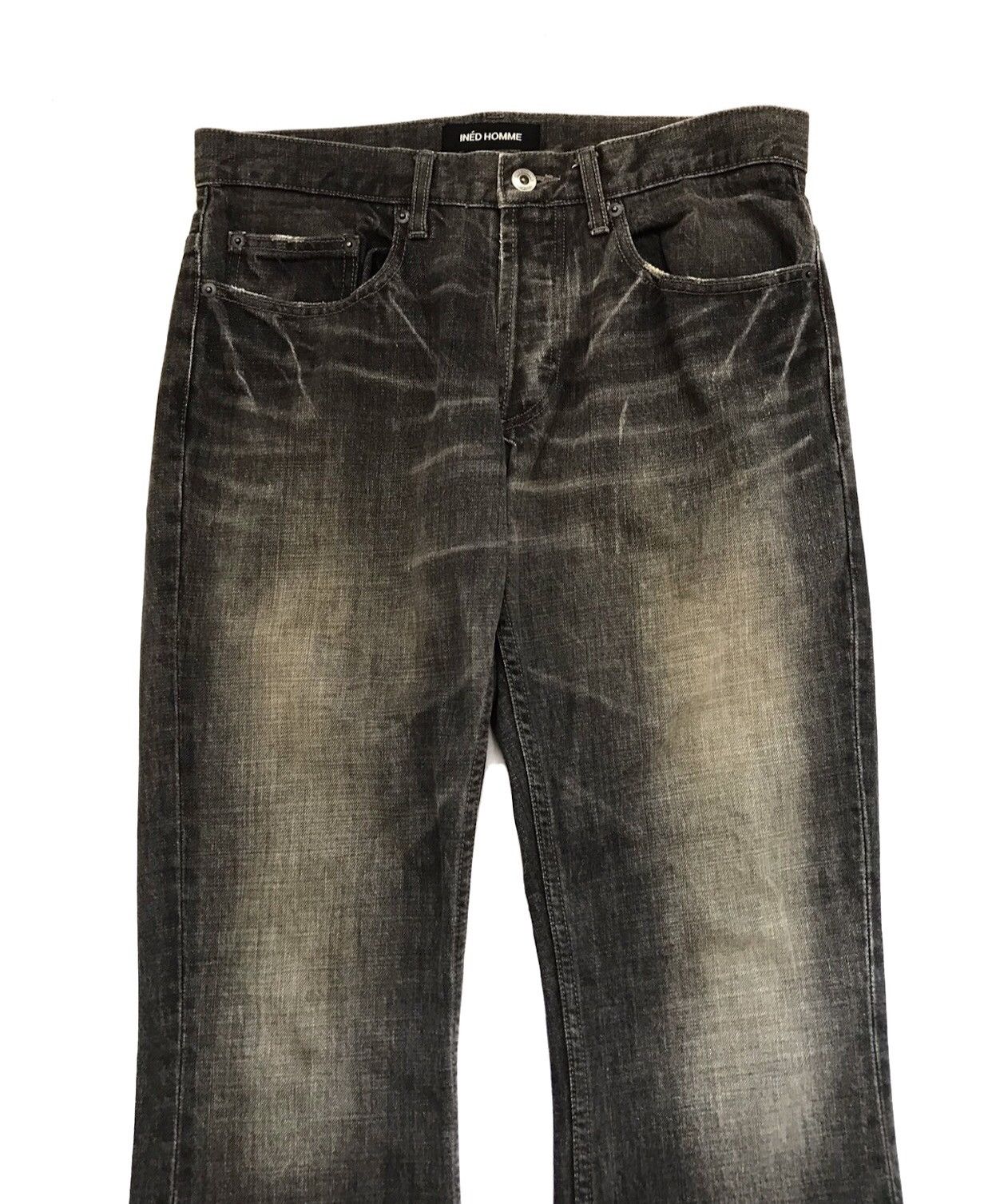 Beauty Beast INÉD HOMME DISTRESSED JEANS Size US 32 / EU 48 - 2 Thumbnail