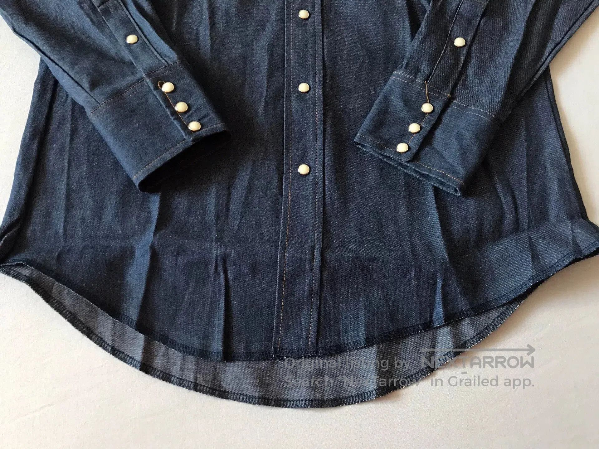 Wrangler Wrangler 70127MW Western Denim Shirt. Size US M / EU 48-50 / 2 - 6 Thumbnail