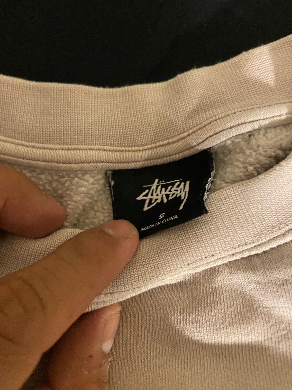 Stussy × Vintage Stussy Faded pink Worn 8 Ball pullover sweatshirt Size US S / EU 44-46 / 1 - 4 Thumbnail